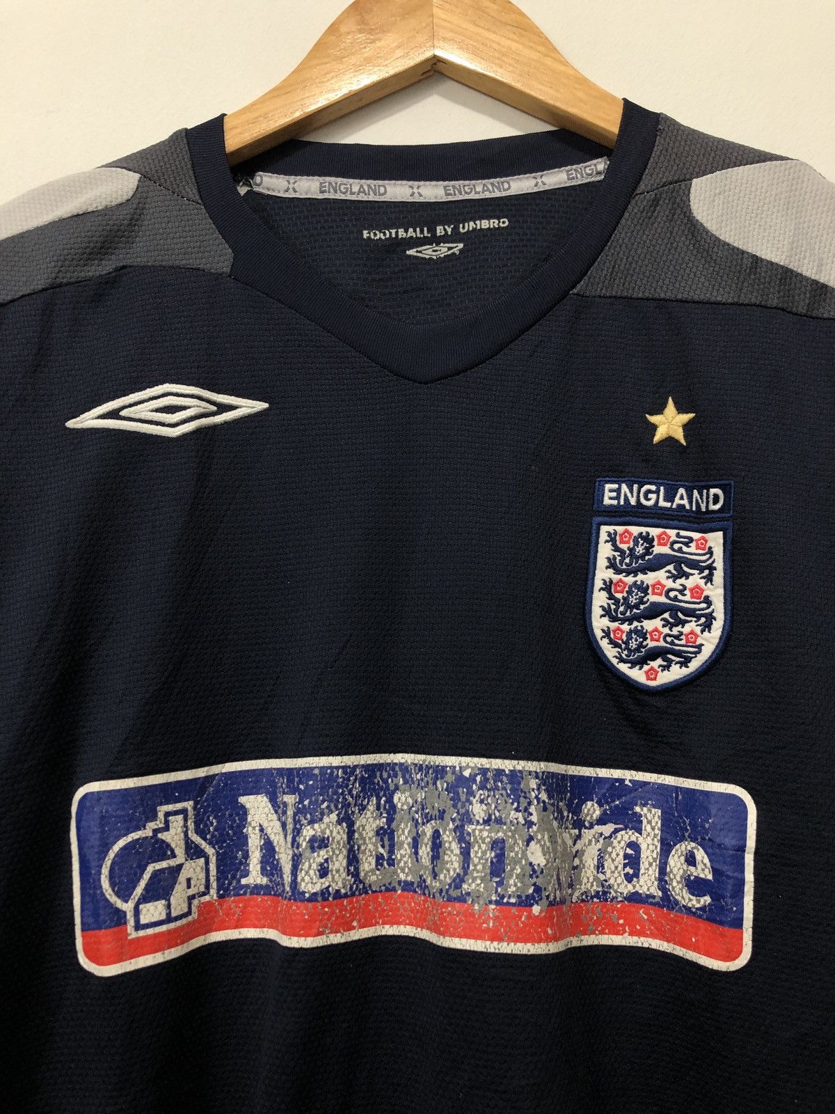 Umbro × Vintage Vintage Umbro England Nationwide Jersey Size US L / EU 52-54 / 3 - 2 Thumbnail