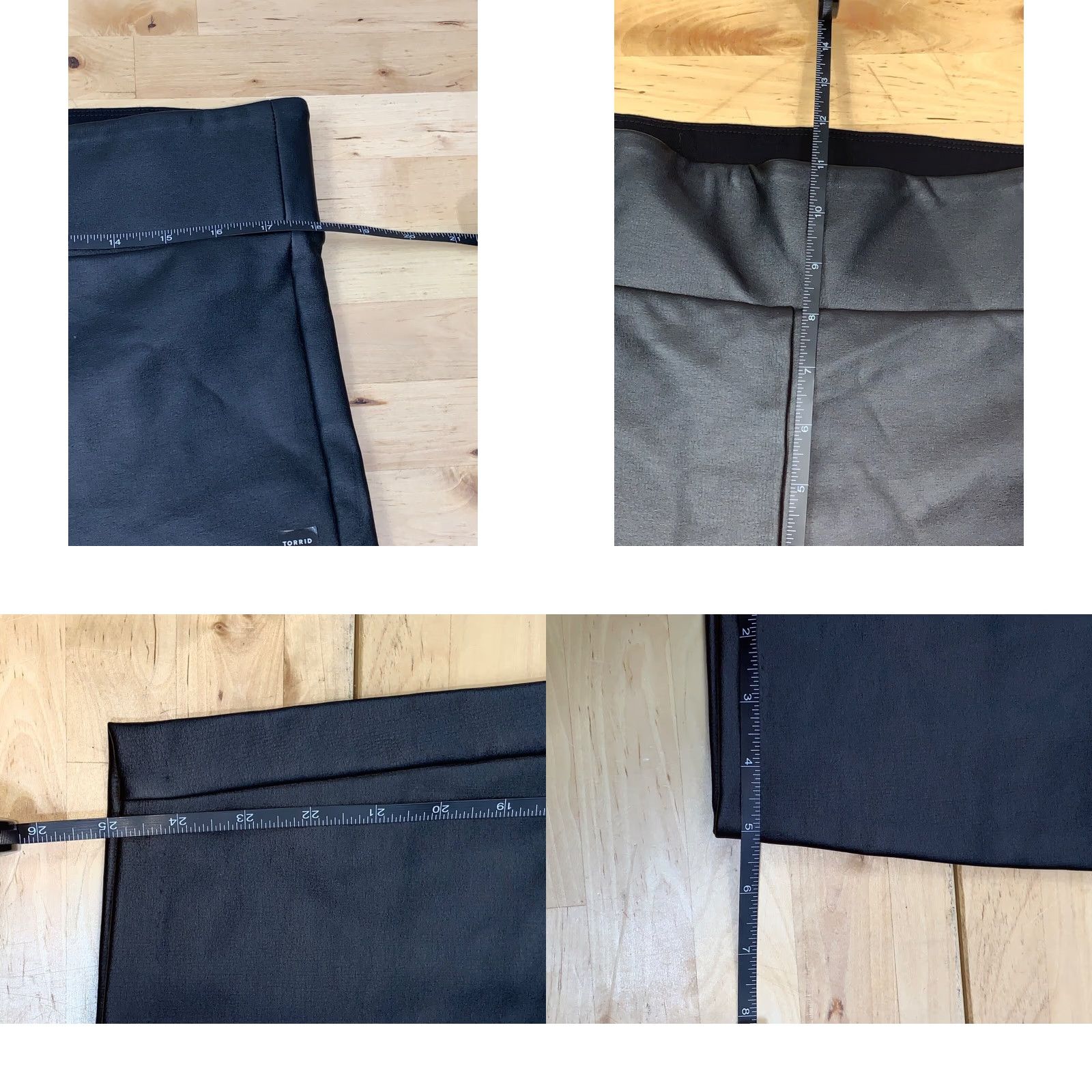 Torrid Torrid Pixie Faux Leggings Black Size 2 18-20 Casual #4380 Size 26" / US 2 / IT 38 - 8 Thumbnail