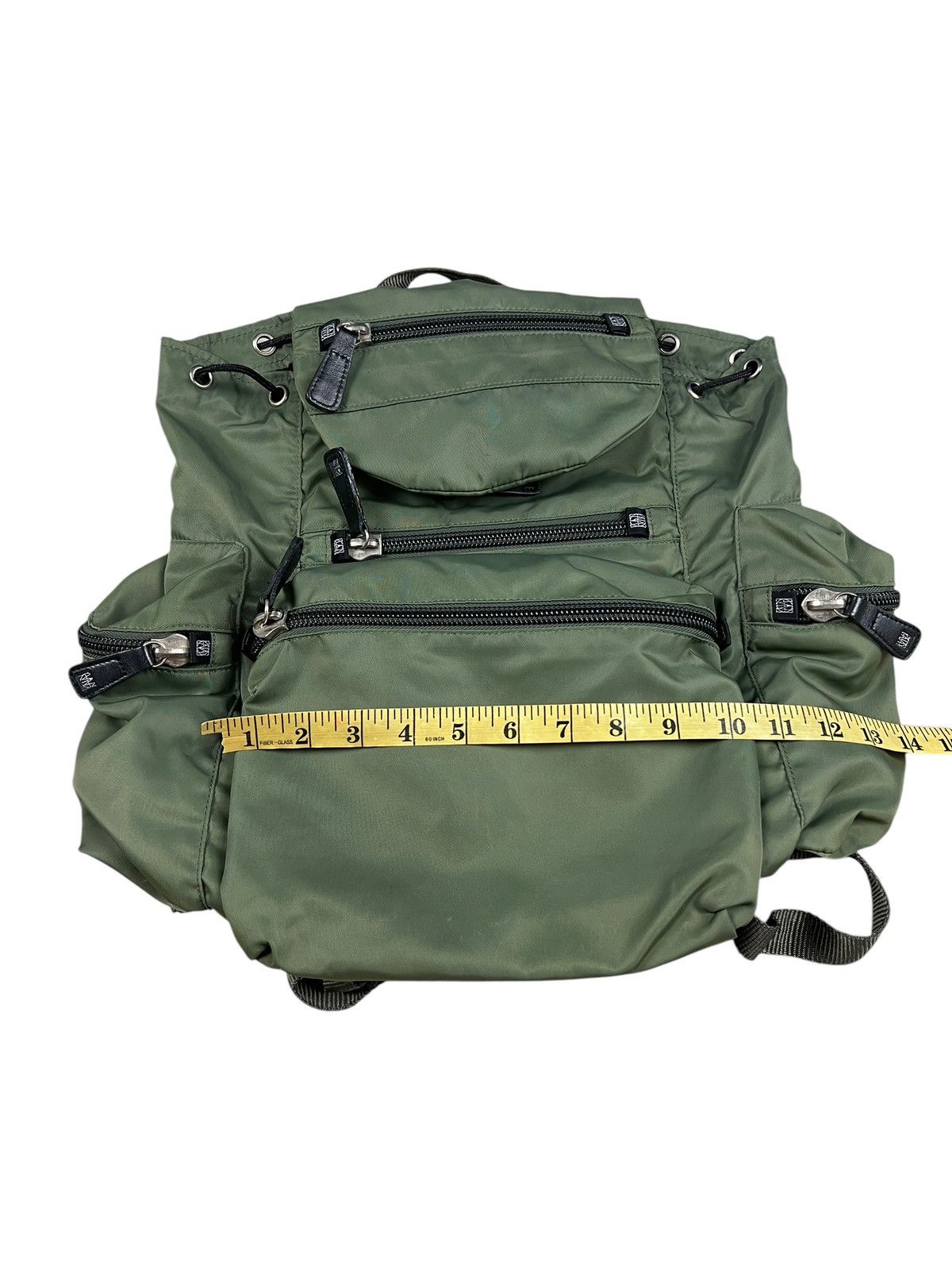 Y's × Yohji Yamamoto 1990s Yohji Yamamoto Workshop Tanker Backpack Size ONE SIZE - 19 Thumbnail
