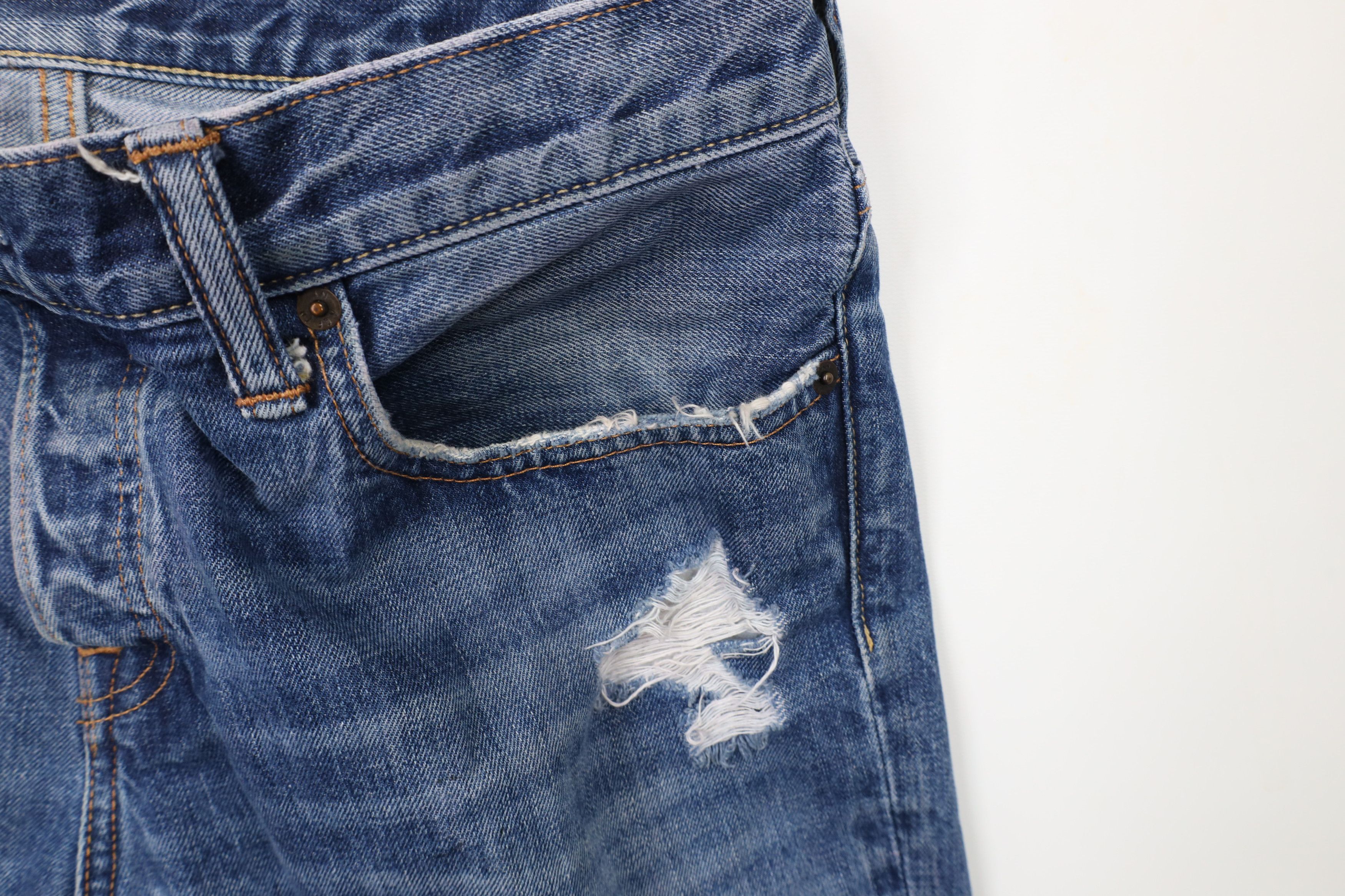 Abercrombie & Fitch × Vintage Vintage Abercrombie & Fitch Slim Straight Button Fly Jeans Size US 33 - 10 Thumbnail