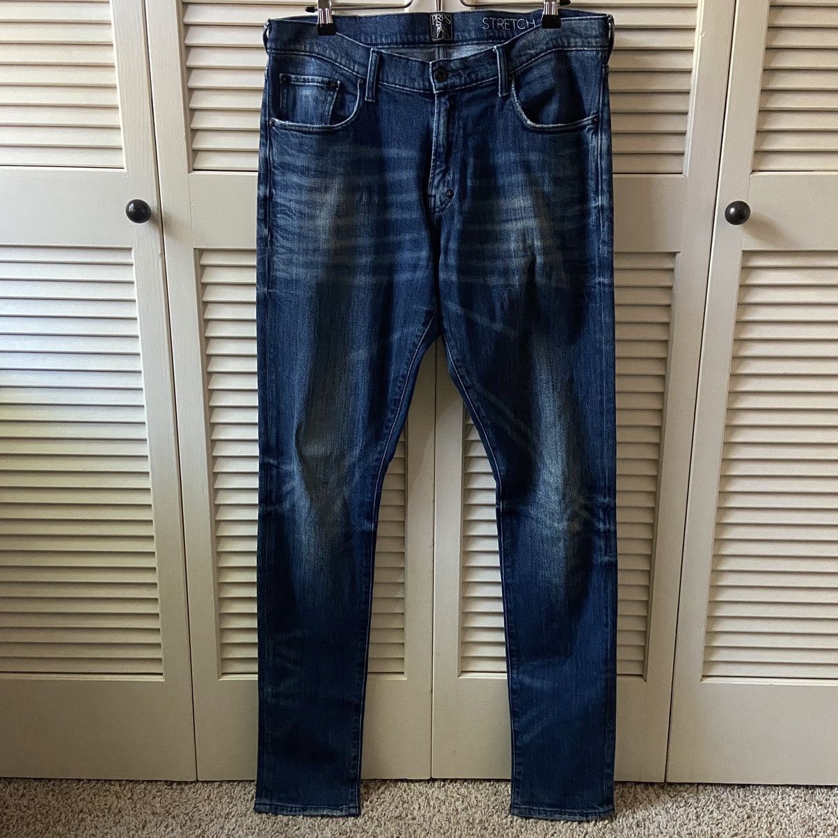 Prps PRPS Stretch Slim Blue Denim Jeans Pants Faded Color Dri Size US 33 - 1 Thumbnail