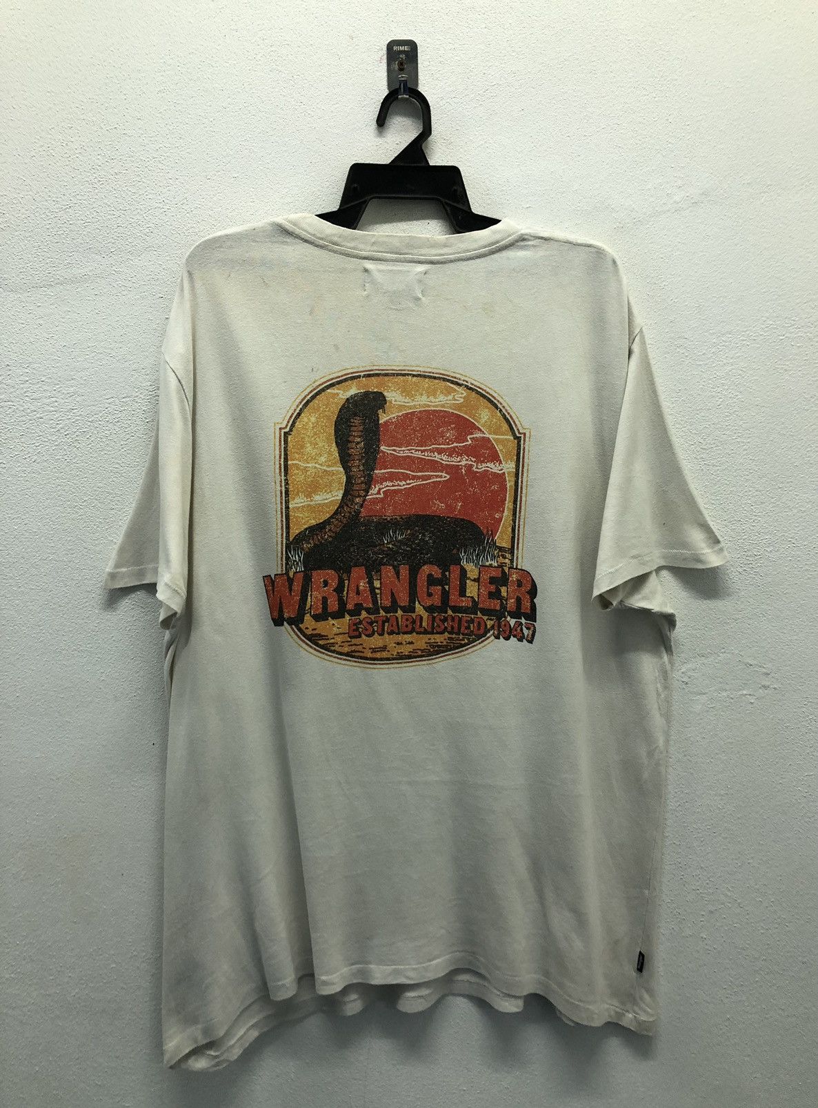 Wrangler Vintage Wrangler Established 1947 T-Shirt Size US XXL / EU 58 / 5 - 1 Thumbnail