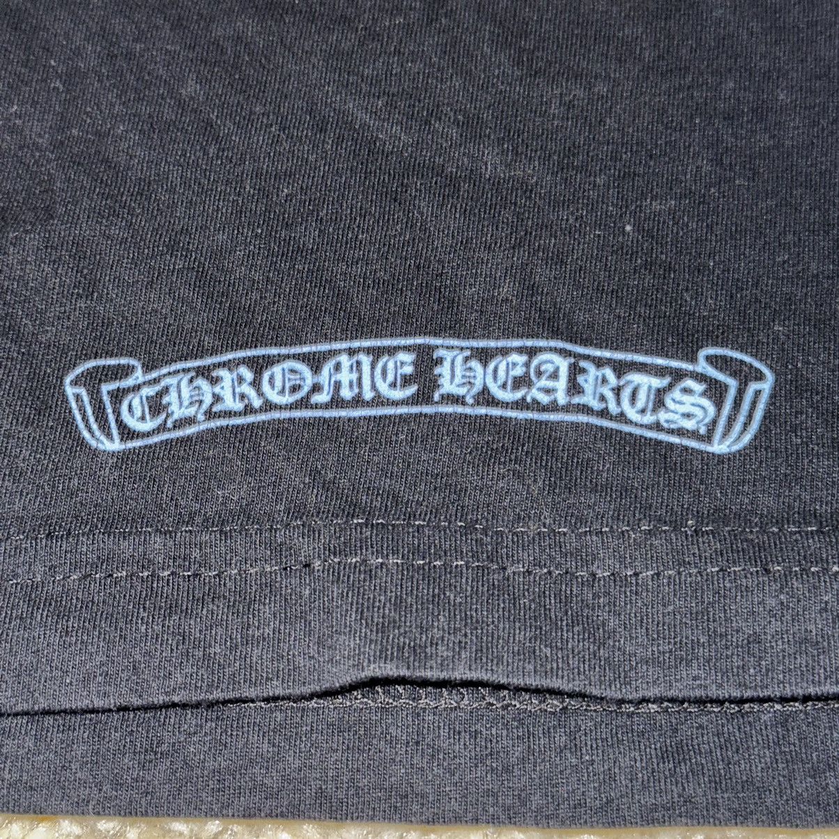 Chrome Hearts Chrome Hearts Blue Script Neck Logo Tee Size US M / EU 48-50 / 2 - 6 Thumbnail