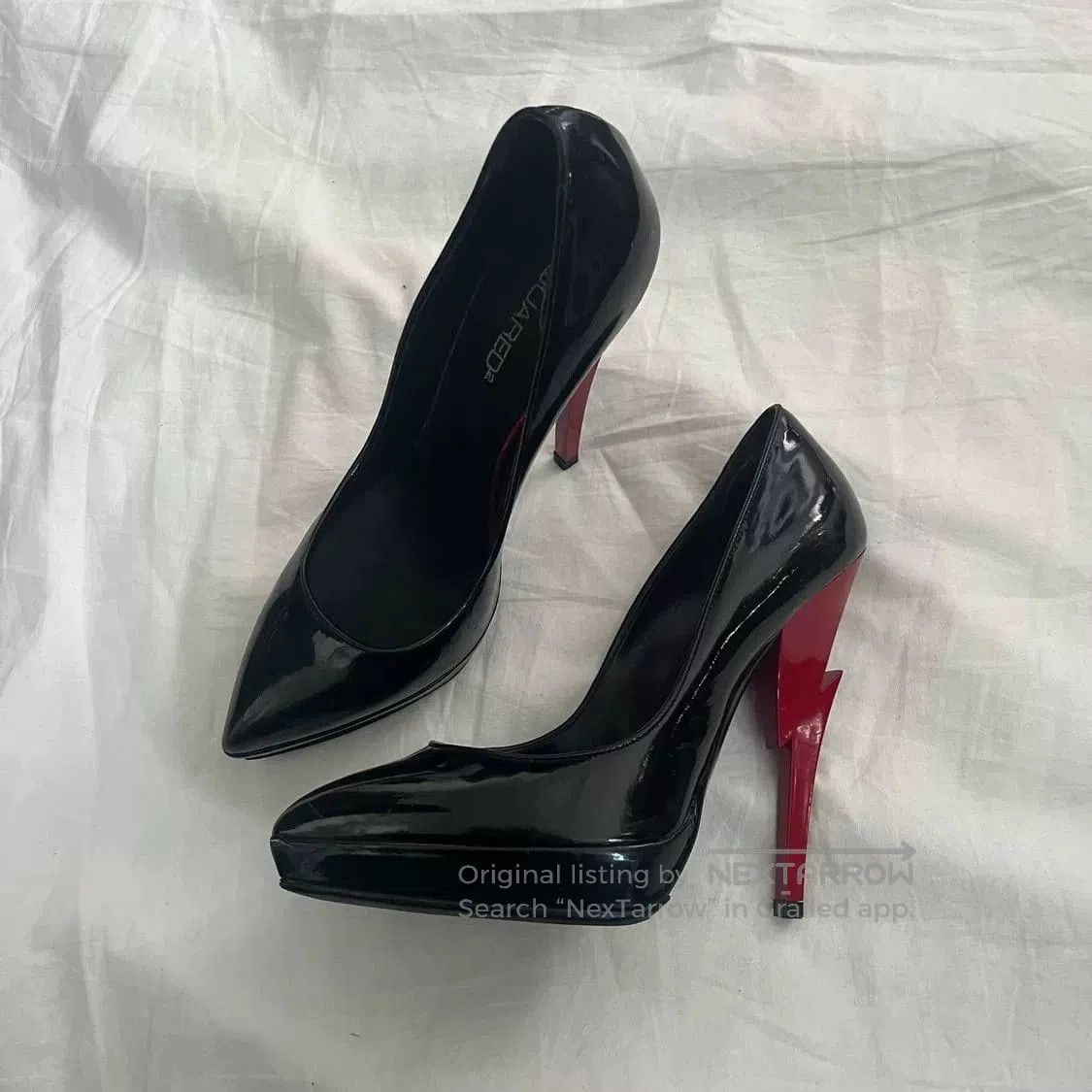 Dsquared Red Lightning High Heels.
