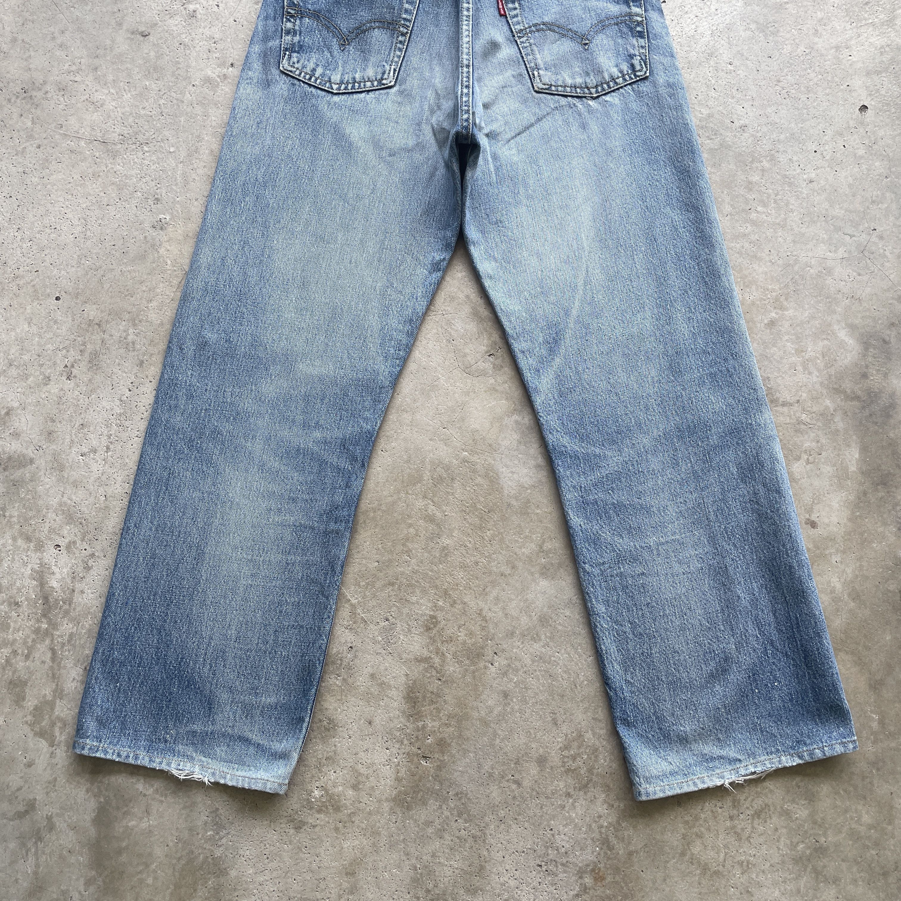 Levi's VINTAGE LEVI’S 503B FADED JEANS REDLINE DISTRESSED PANTS W30 Size US 30 / EU 46 - 14 Thumbnail
