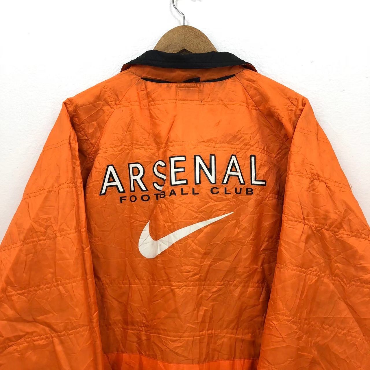 Nike × Vintage Vintage 90's NIKE ARSENAL Jacket Reversible BN Size US L / EU 52-54 / 3 - 2 Thumbnail