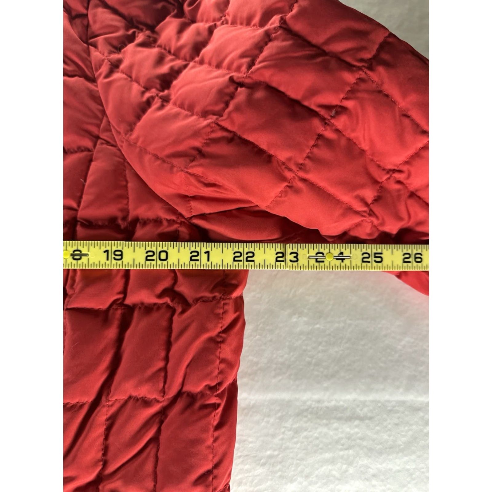 J.Crew J.CREW Snowcap Quilted Puffer Jacket Womens XL Red Down Coat Weatherproof Size XL / US 12-14 / IT 48-50 - 7 Thumbnail