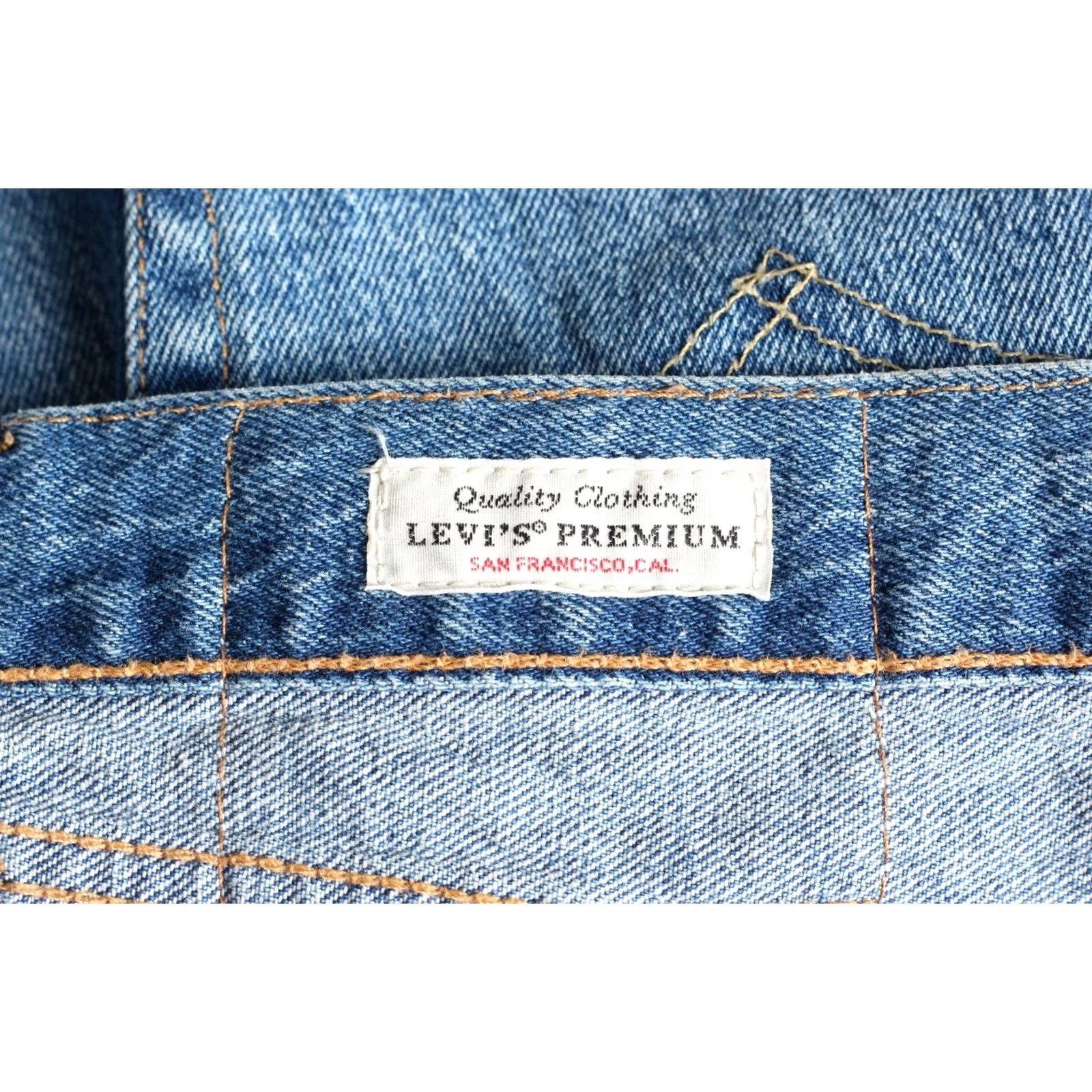 Levi's LEVI’S 501 PREMIUM Big E Jeans Men Size W46 ~L28 Regular Straight Stretch DZ7735 Size US 30 / EU 46 - 5 Thumbnail