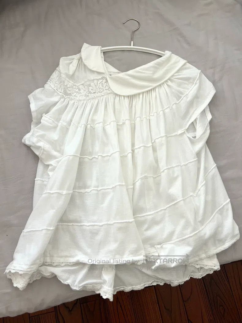 Comme des Garcons Comme Des Garcons Asymmetrical Floral Short Sleeve Size M / US 6-8 / IT 42-44 - 1 Thumbnail