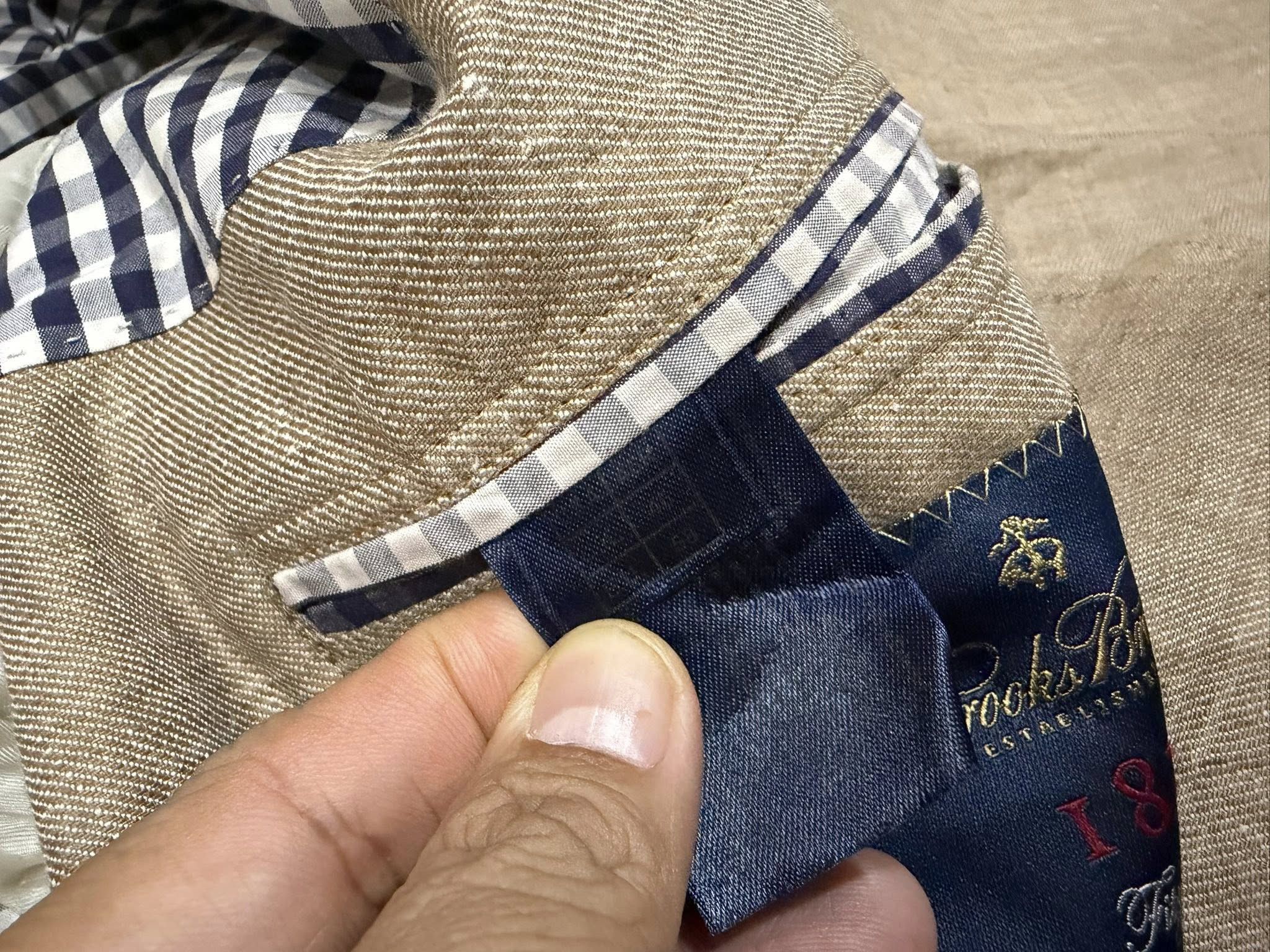 Brooks Brothers Brooks Brothers 1818 fitzgerald blazer L 8126 Size 46R - 11 Thumbnail