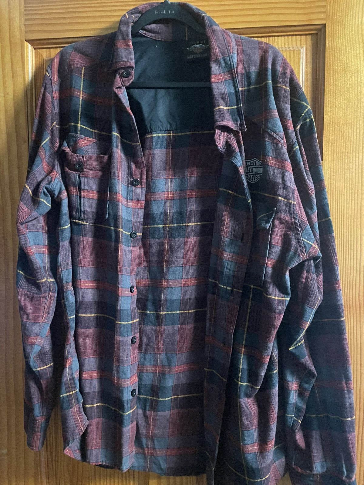 Harley Davidson × Vintage Harley Davidson Flannel Size US XL / EU 56 / 4 - 1 Thumbnail