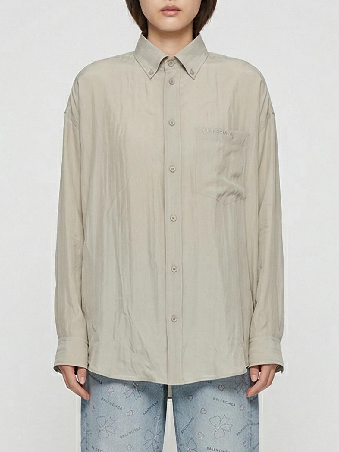 Balenciaga Balenciaga Shirt Woman Nude Size XS / US 0-2 / IT 36-38 - 1 Thumbnail