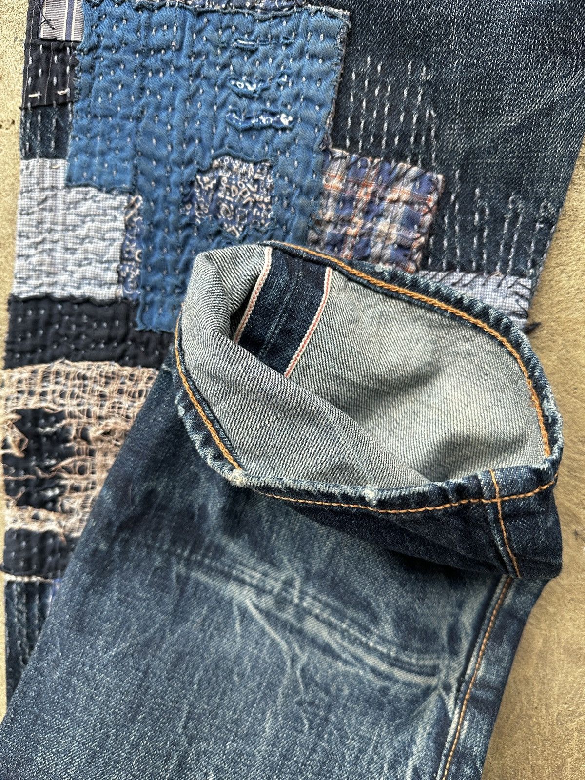 Levi's Levi’s 501 - Sashiko/Boro Patchwork Denim Size US 30 / EU 46 - 5 Thumbnail