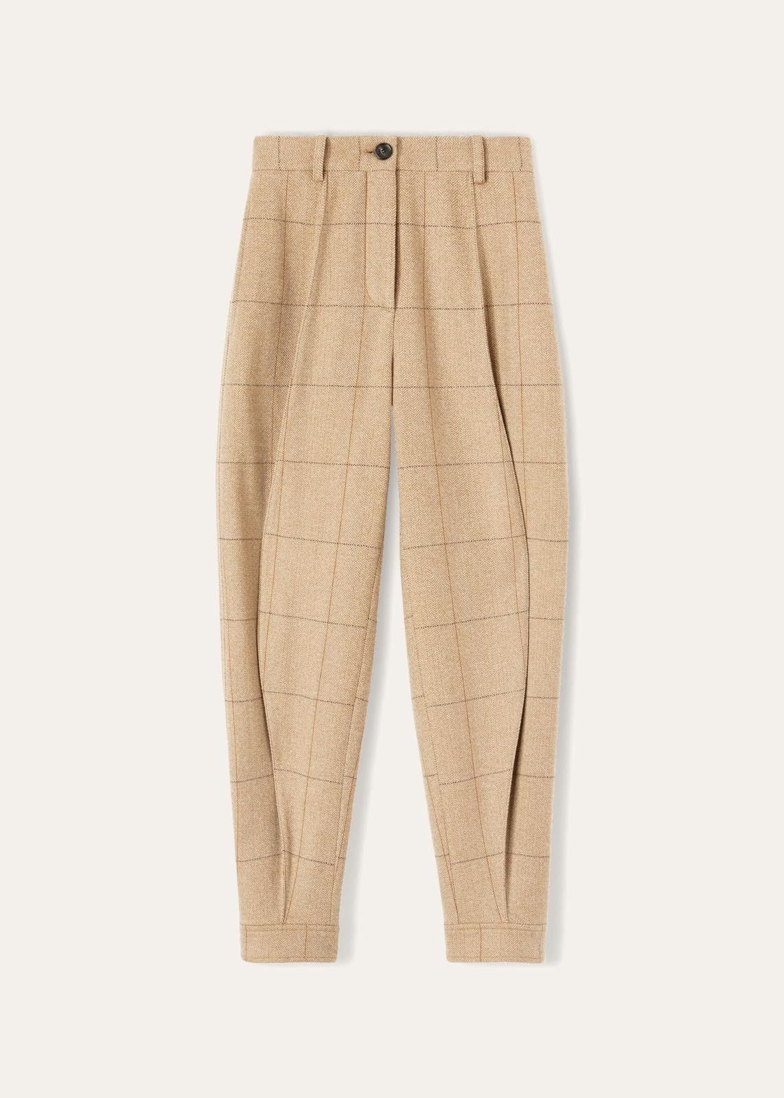 Loro Piana o1srvl11e0824 Aniston Cashmere Pants in Beige Size 28" / US 6 / IT 42 - 1 Thumbnail