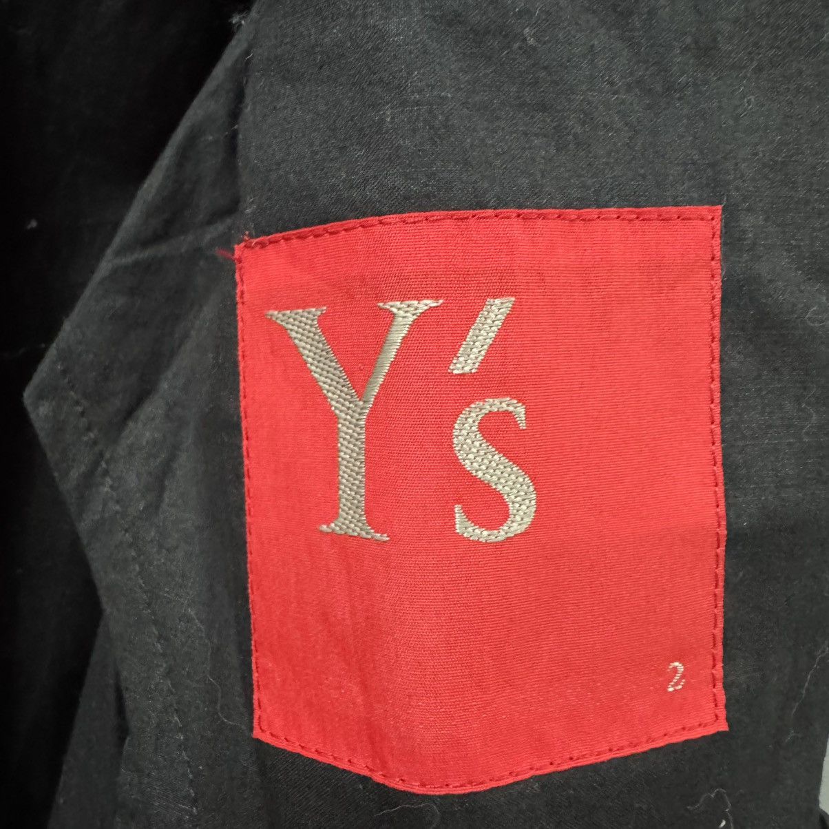 Yohji Yamamoto Vtg🔥Y’s Red Label Black Trench Coat Bondage Double Breasted Size US M / EU 48-50 / 2 - 22 Thumbnail