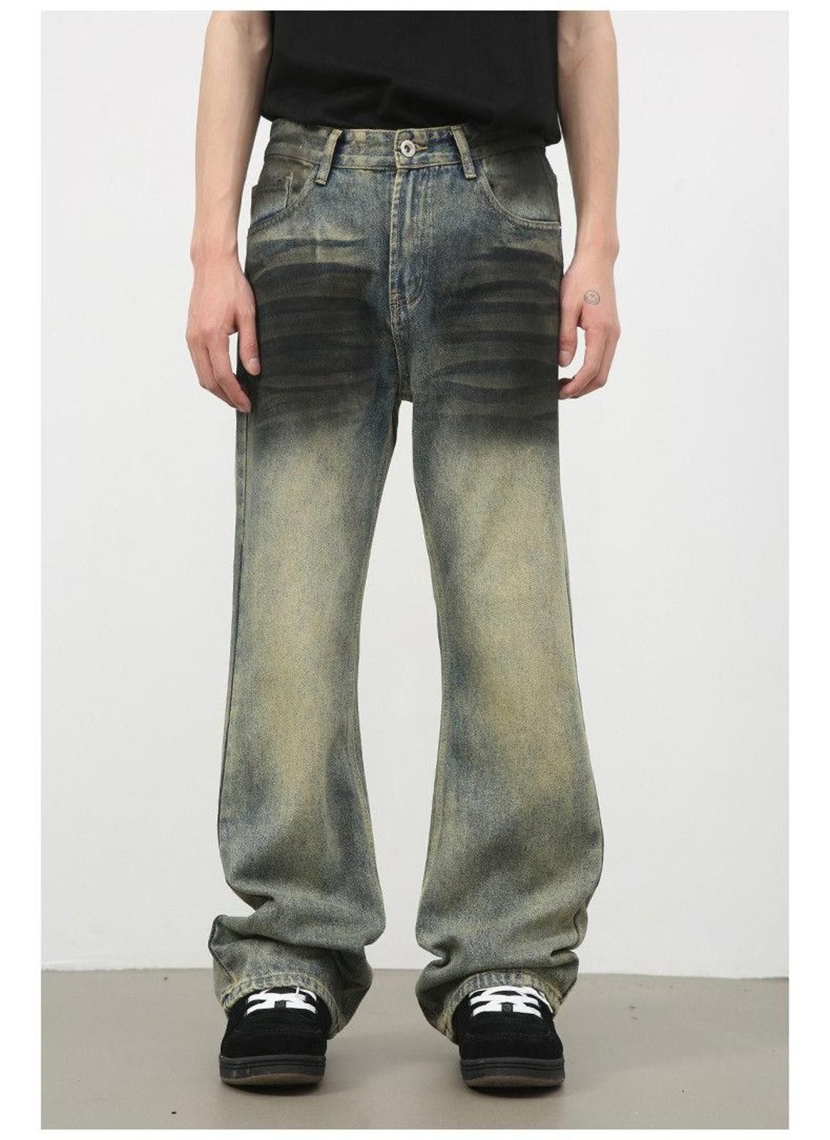 Vintage Paint Splatter Stacked Denim Jeans Size US 30 / EU 46 - 6 Thumbnail