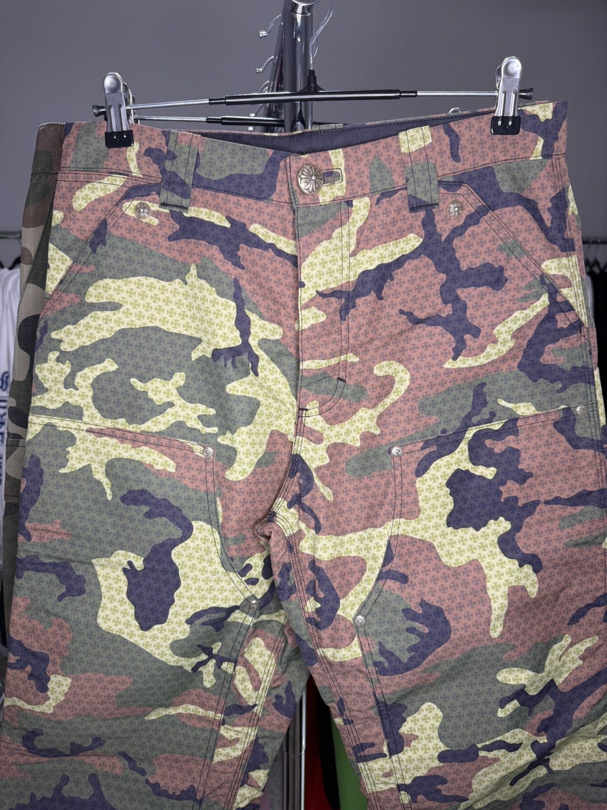 Chrome Hearts Chrome Hearts Camo Double Knee Carpenter Pants Size US 30 / EU 46 - 7 Thumbnail