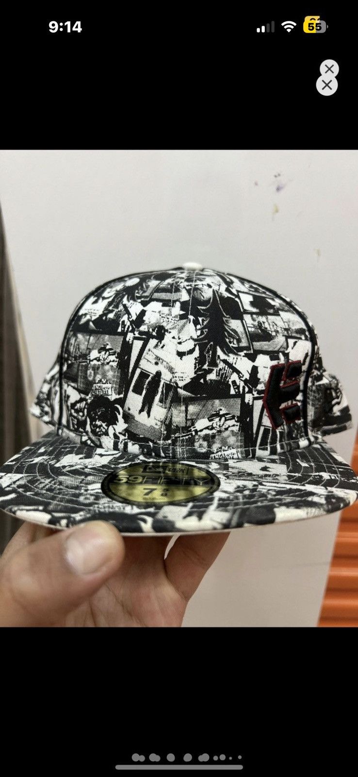 New Era ***FINAL DROP***RARE 00s ETNIES PHOTOGRAPH NEW ERA HAT 75/8 Size ONE SIZE - 1 Thumbnail