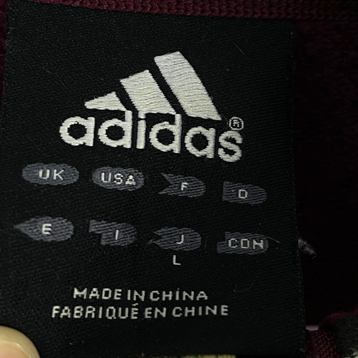 Adidas × Vintage Vintage Adidas Printed Logo Full Zip Turtleneck Sweater Size US M / EU 48-50 / 2 - 6 Thumbnail