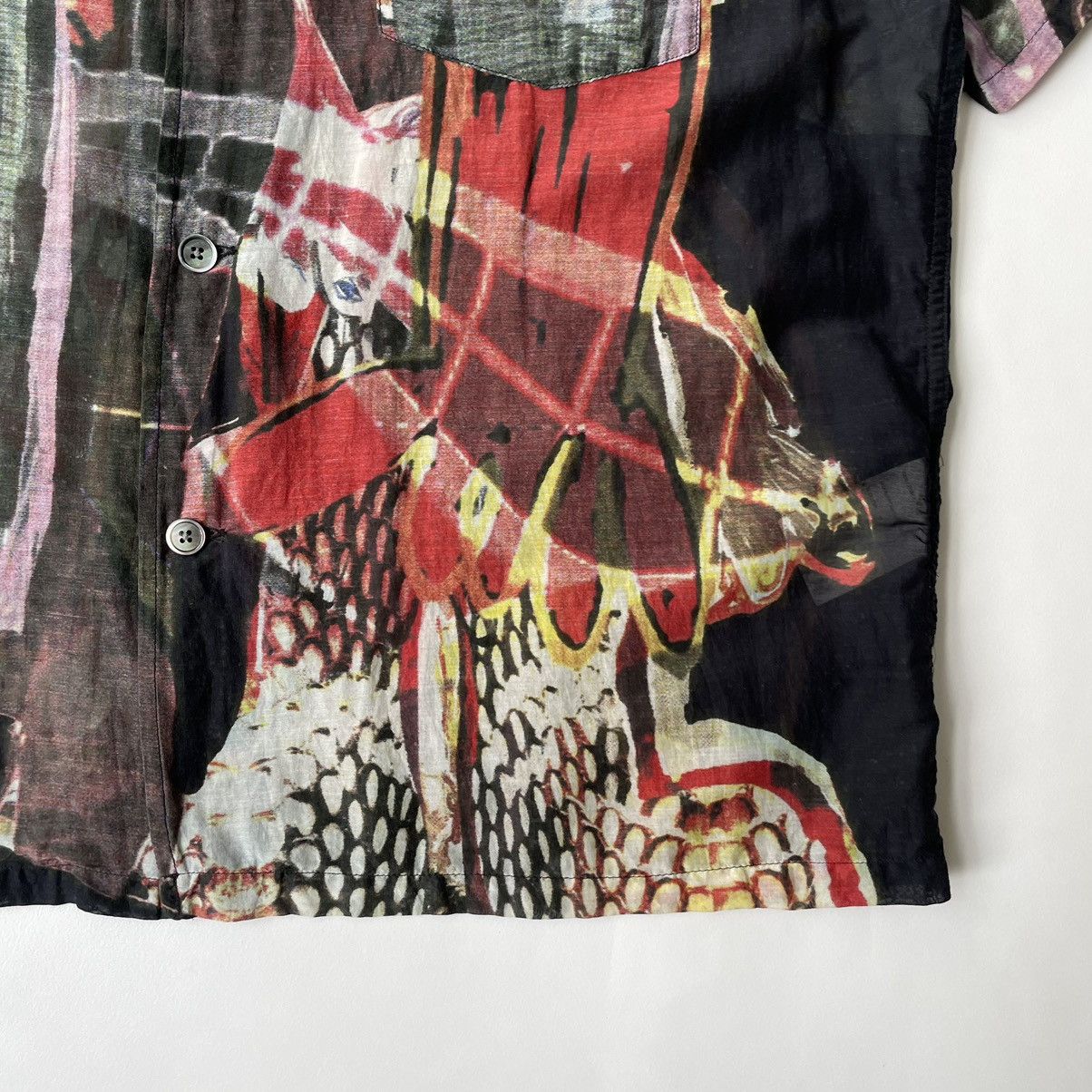 Our Legacy ‘Peace Crowd’ Print Box Shirt Size US M / EU 48-50 / 2 - 8 Thumbnail