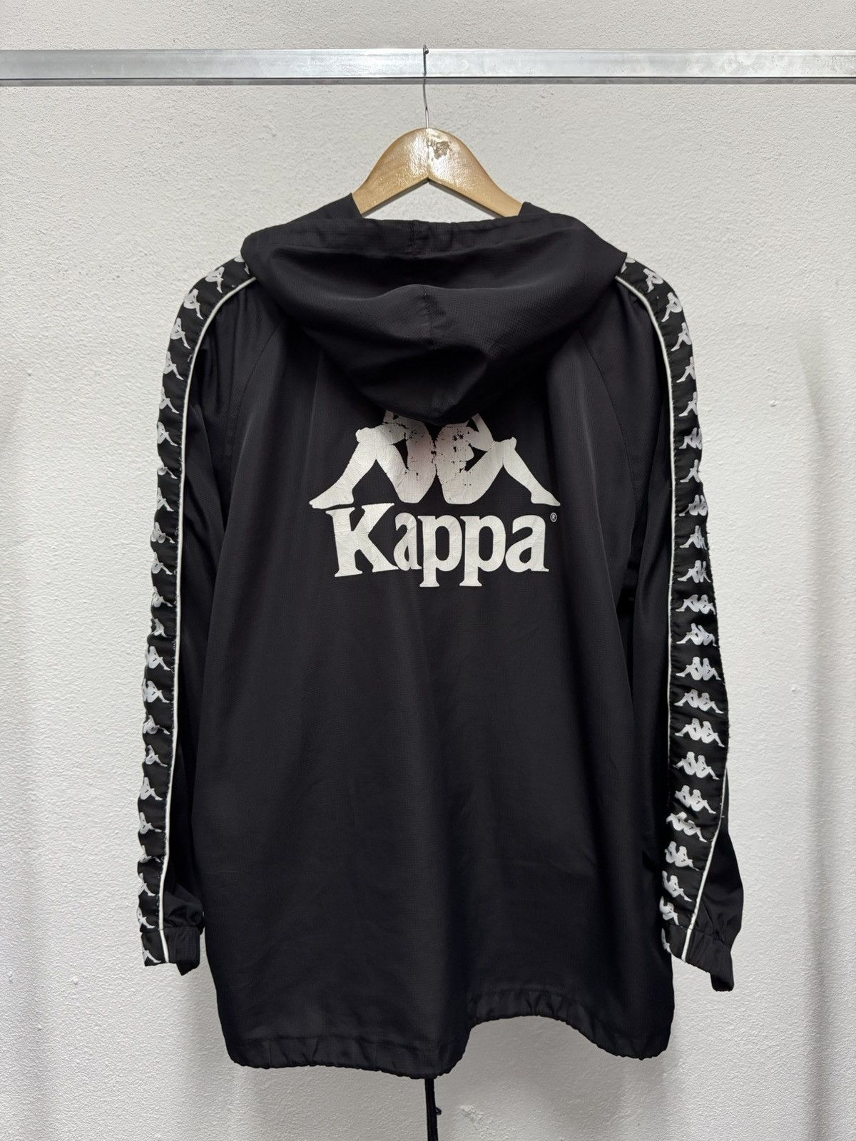 Kappa × Vintage Kappa Italia side tape windbreaker jacket Size US L / EU 52-54 / 3 - 4 Thumbnail
