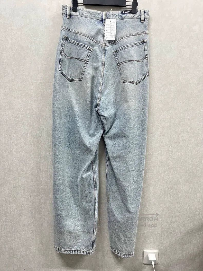 Balenciaga Balenciaga size S Mud Dyed Washed Destroyed Baggy Denim Lo Size US 27 - 6 Thumbnail