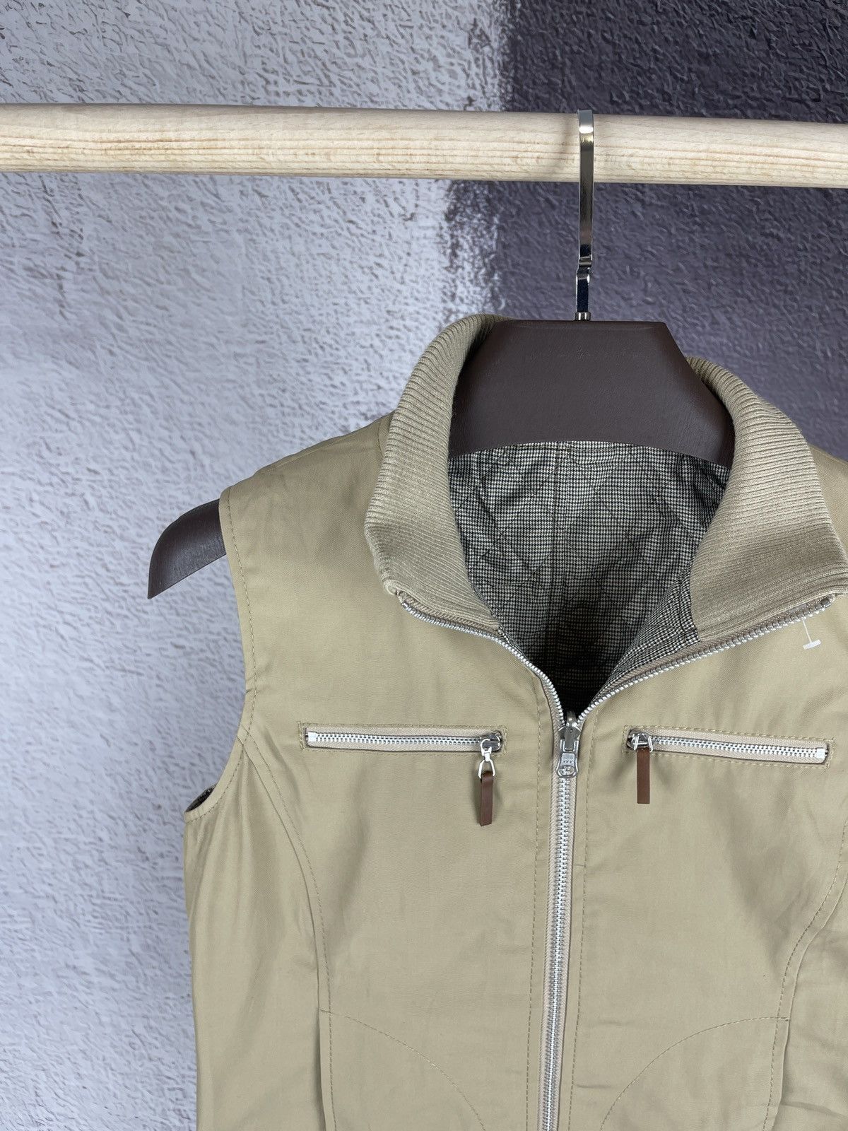 Aquascutum Aquascutum Japan women’s reversible checkered/beige vest Size S / US 4 / IT 40 - 12 Thumbnail