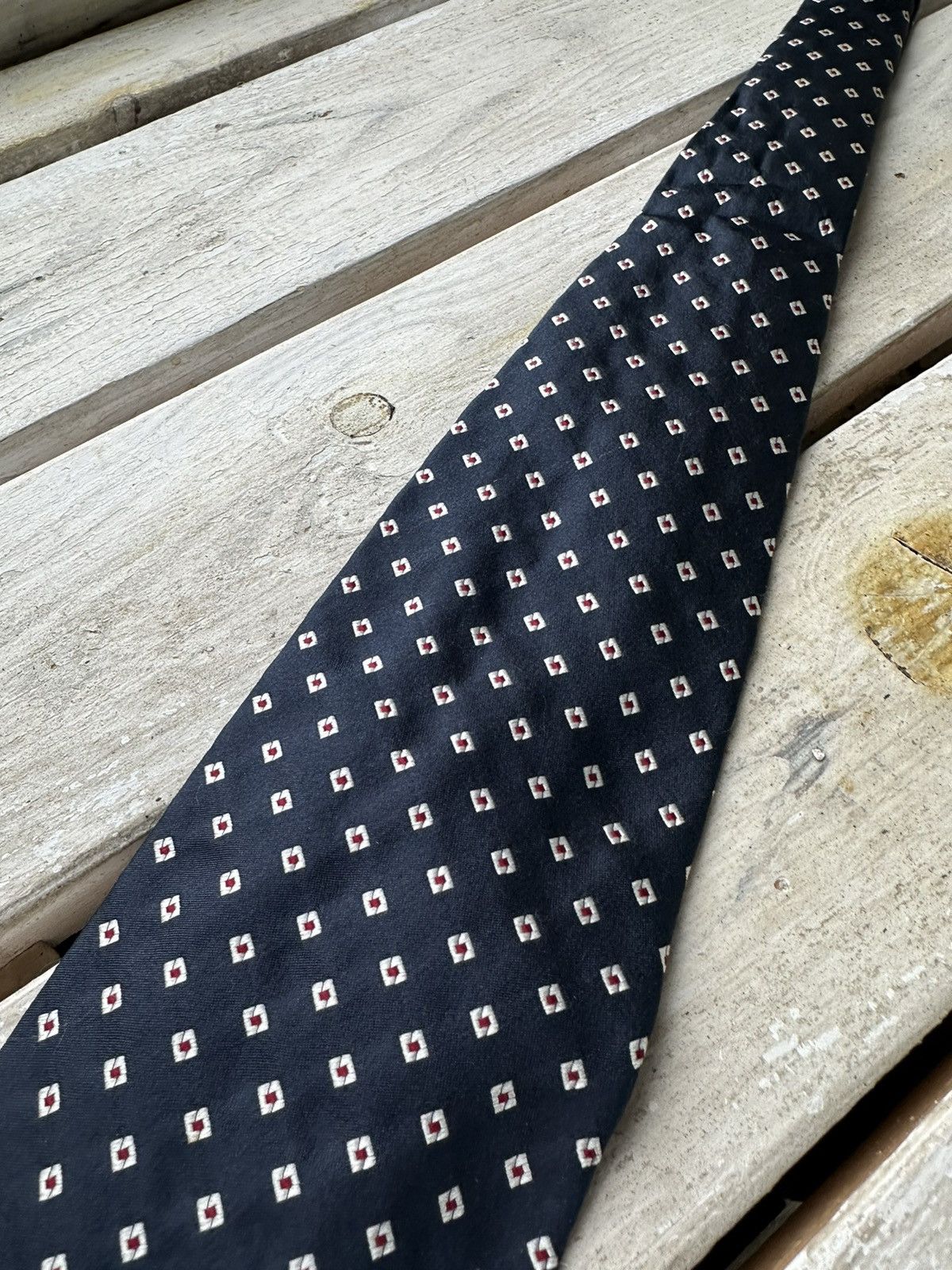 Armani × Giorgio Armani × Vintage 🚨 VINTAGE GIORGIO ARMANI FLANNEL 90s TIE luxury old money Size ONE SIZE - 7 Thumbnail