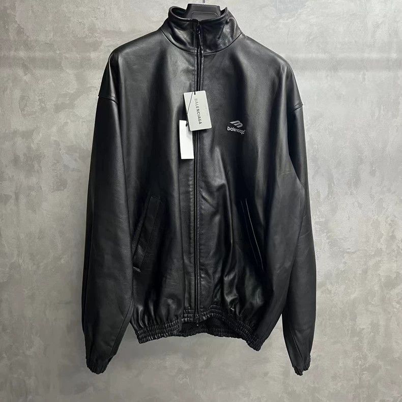 Balenciaga Balenciaga Black Loose Long Sleeve Jacket with Standing Col Size US XS / EU 42 / 0 - 1 Thumbnail
