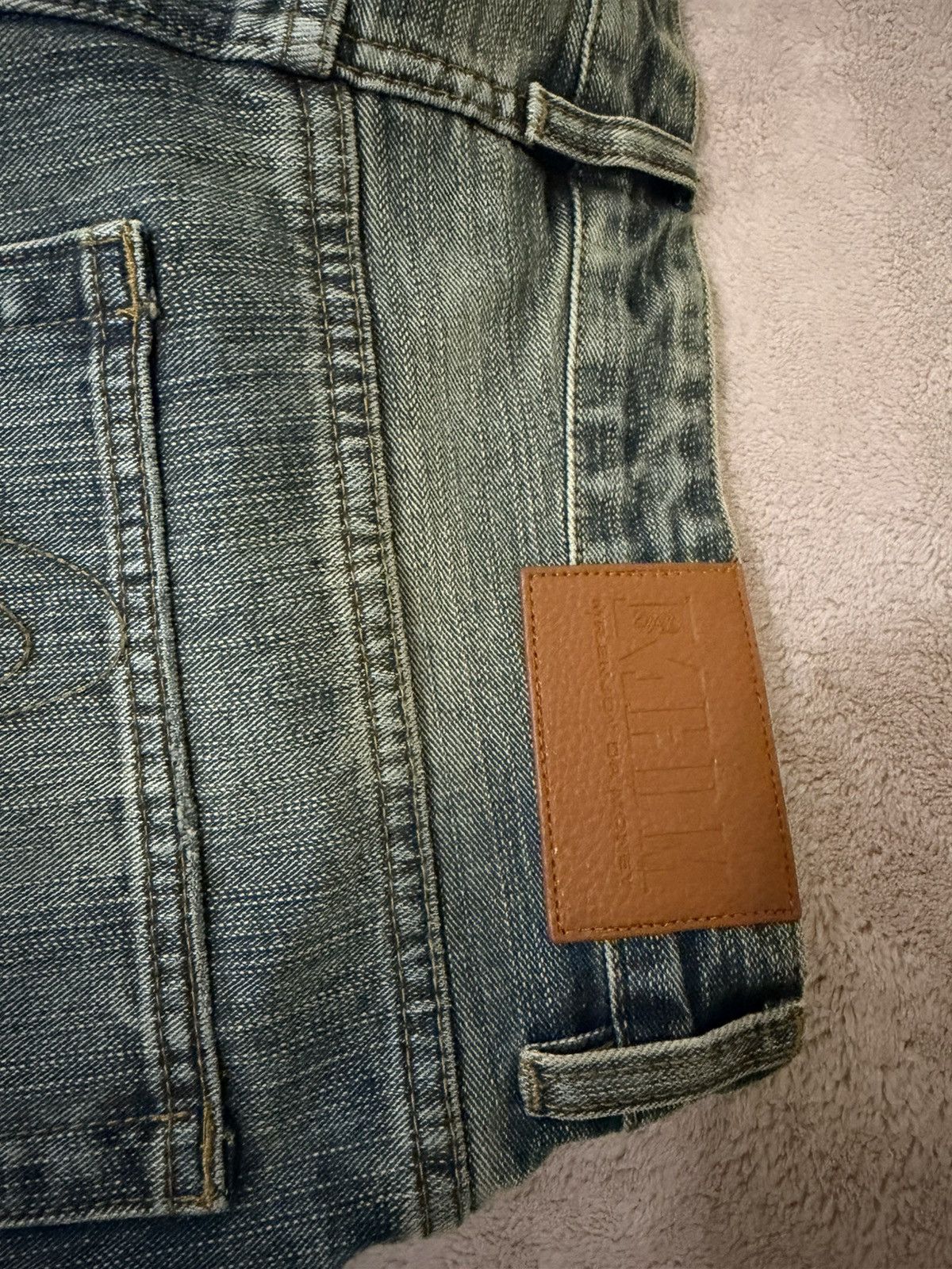 Other MEDM Distressed Flare Denim - Washed Blue Size US 32 / EU 48 - 5 Thumbnail