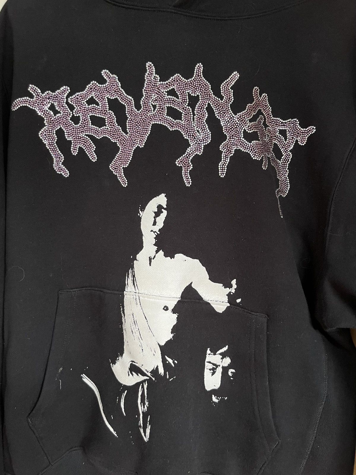 Revenge Revenge Rhinestone Hoodie Size US XL / EU 56 / 4 - 3 Thumbnail