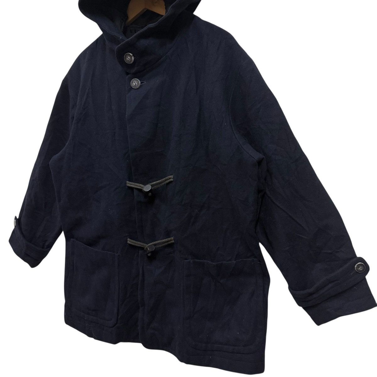 Tete Homme Tete Homme Katoh Kazutaka Hooded Wool Jacket Size US XL / EU 56 / 4 - 5 Thumbnail