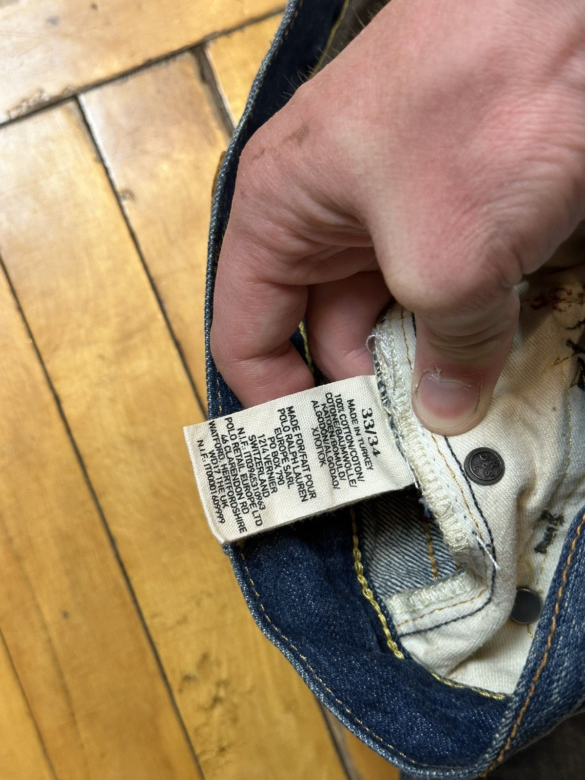 Denim & Supply Ralph Lauren 🔥 FW14 Denim Supply Ralph Lauren Distressed Denim Jeans Pant Size US 33 - 8 Thumbnail