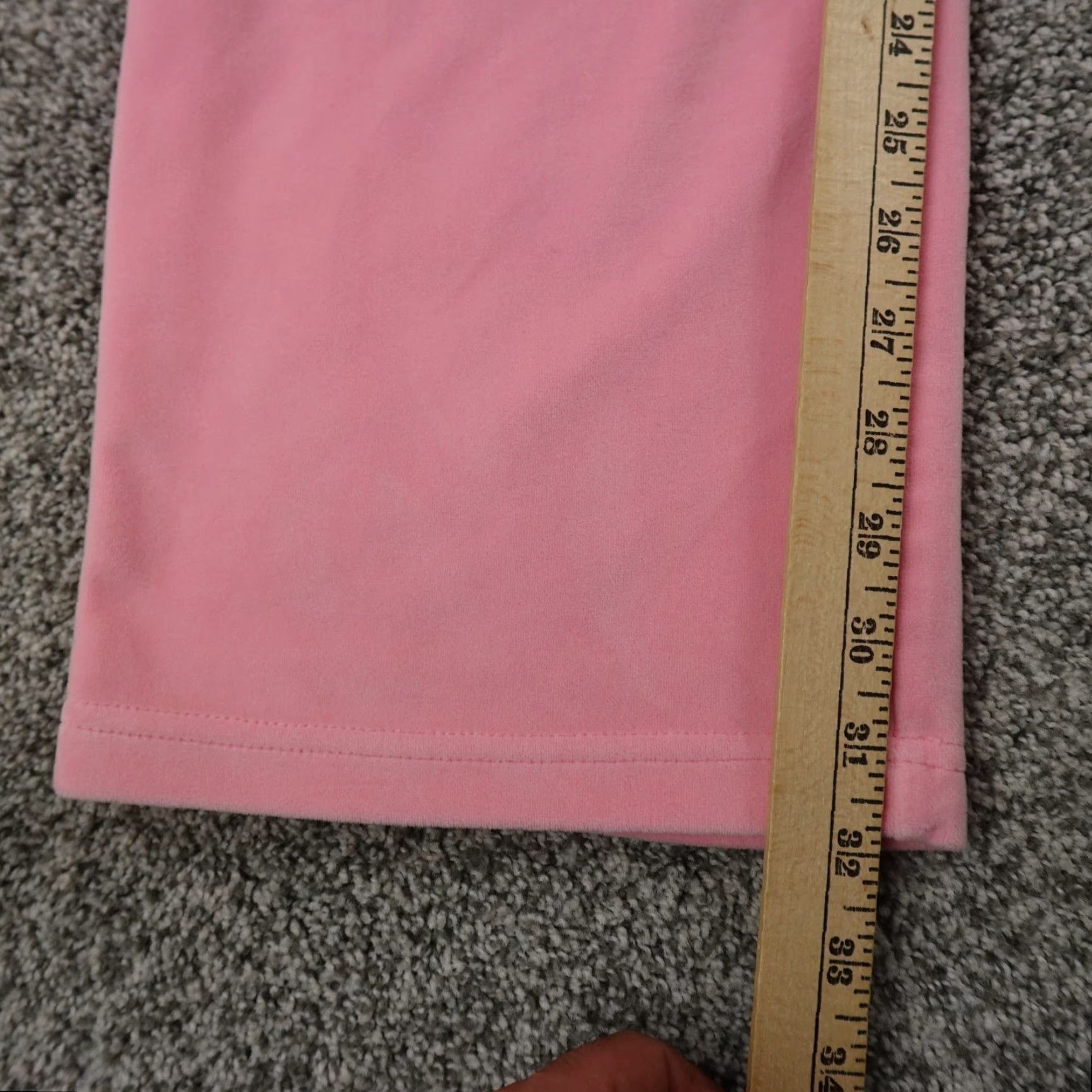 Juicy Couture Juicy Couture Pants Womens XL Pink Boot Velvet Velour Soft Jogger Sweatpants Y2K Size 40" / US 18 - 3 Thumbnail