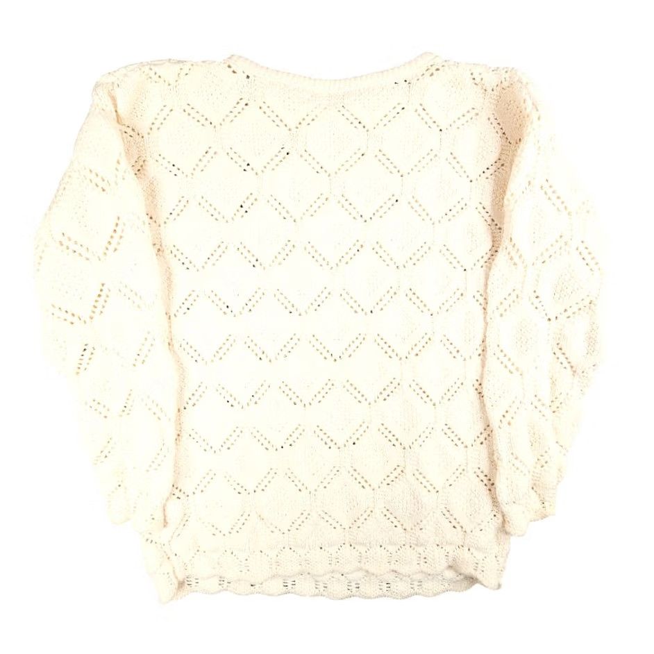 Vintage VINTAGE Huntington Ridge Sweater Womens Size Medium Cream Diamond Made In USA Size M / US 6-8 / IT 42-44 - 4 Thumbnail
