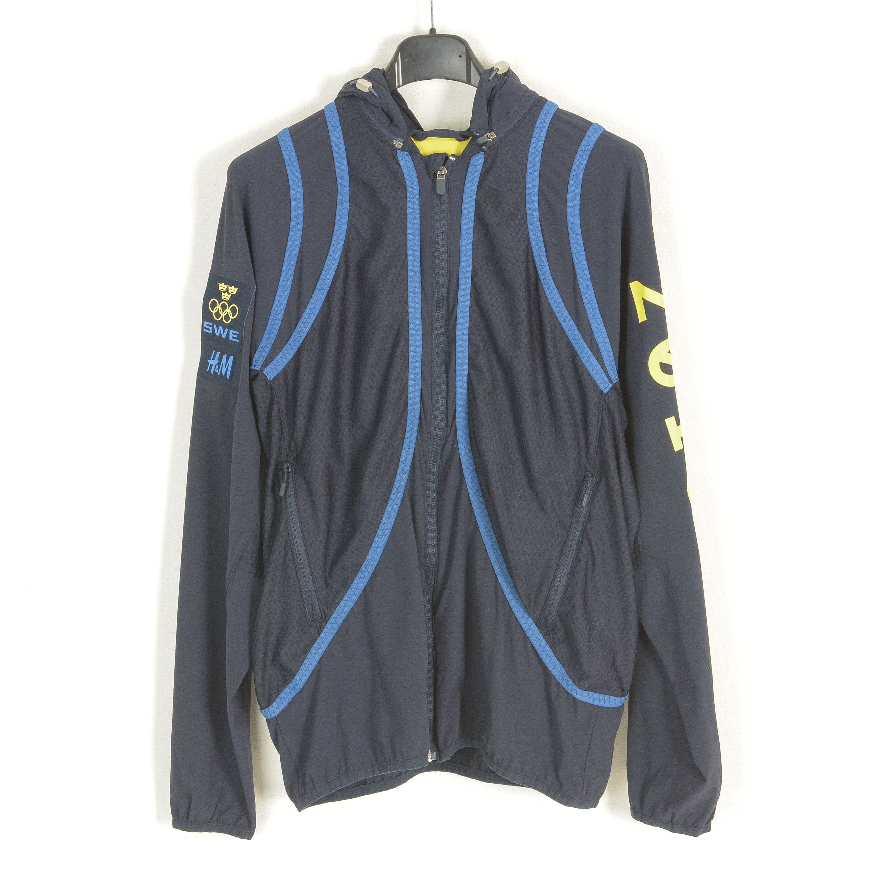 H&M Sweden Olympic Team 2016 S Quickdry Jacket Hooded Jumper Top Size S / US 4 / IT 40 - 1 Thumbnail