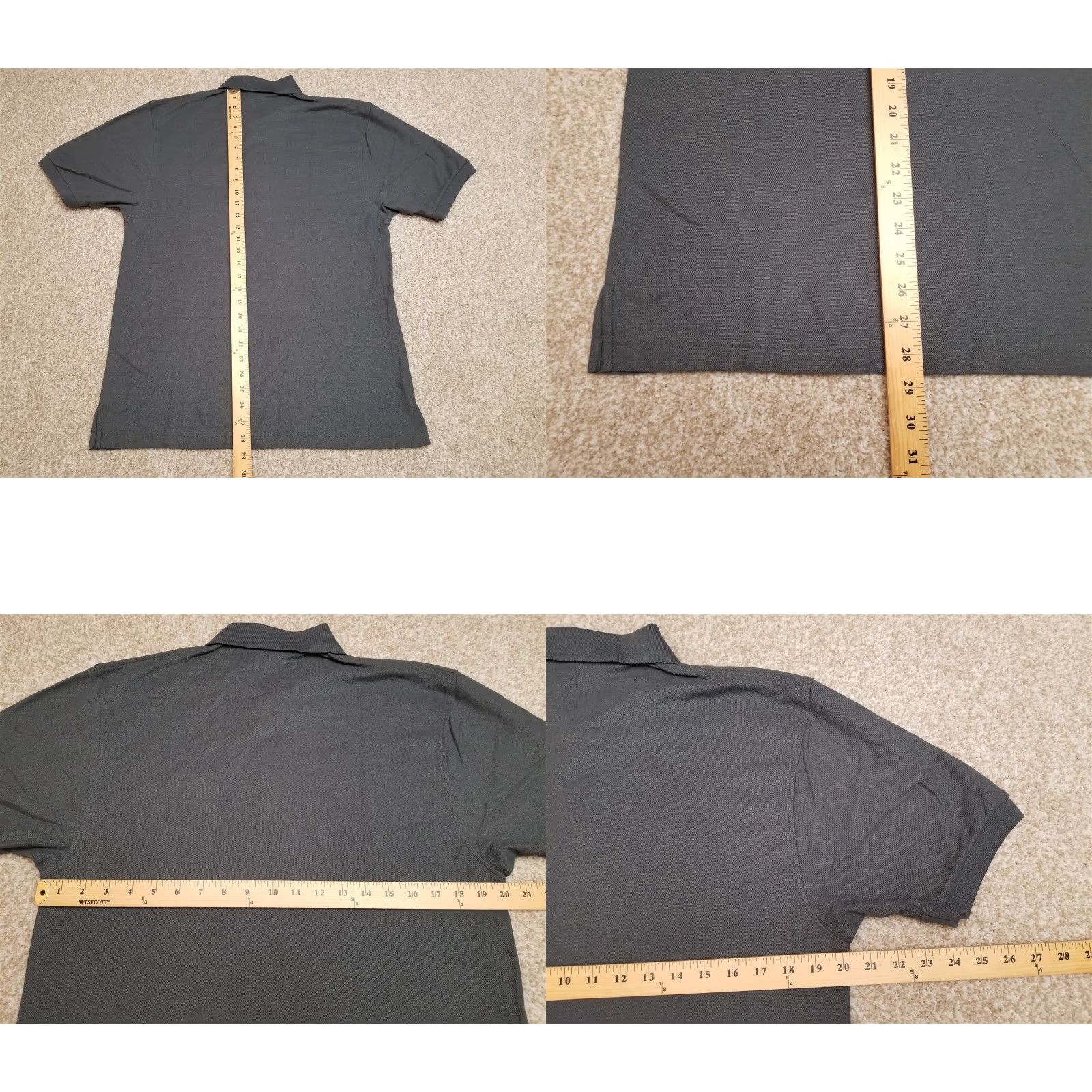 Port Authority Port Authority Polo Shirt Mens S Blue Cotton Tencel Short Sleeve Casual Shirt Size US S / EU 44-46 / 1 - 8 Thumbnail