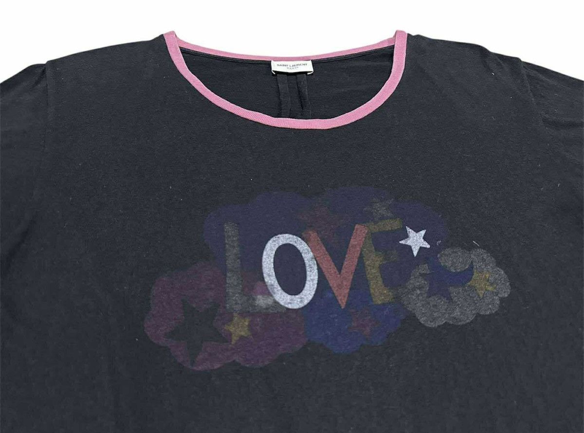 Saint Laurent Paris 🔥Saint Laurent Paris Love Tee Size US L / EU 52-54 / 3 - 2 Thumbnail