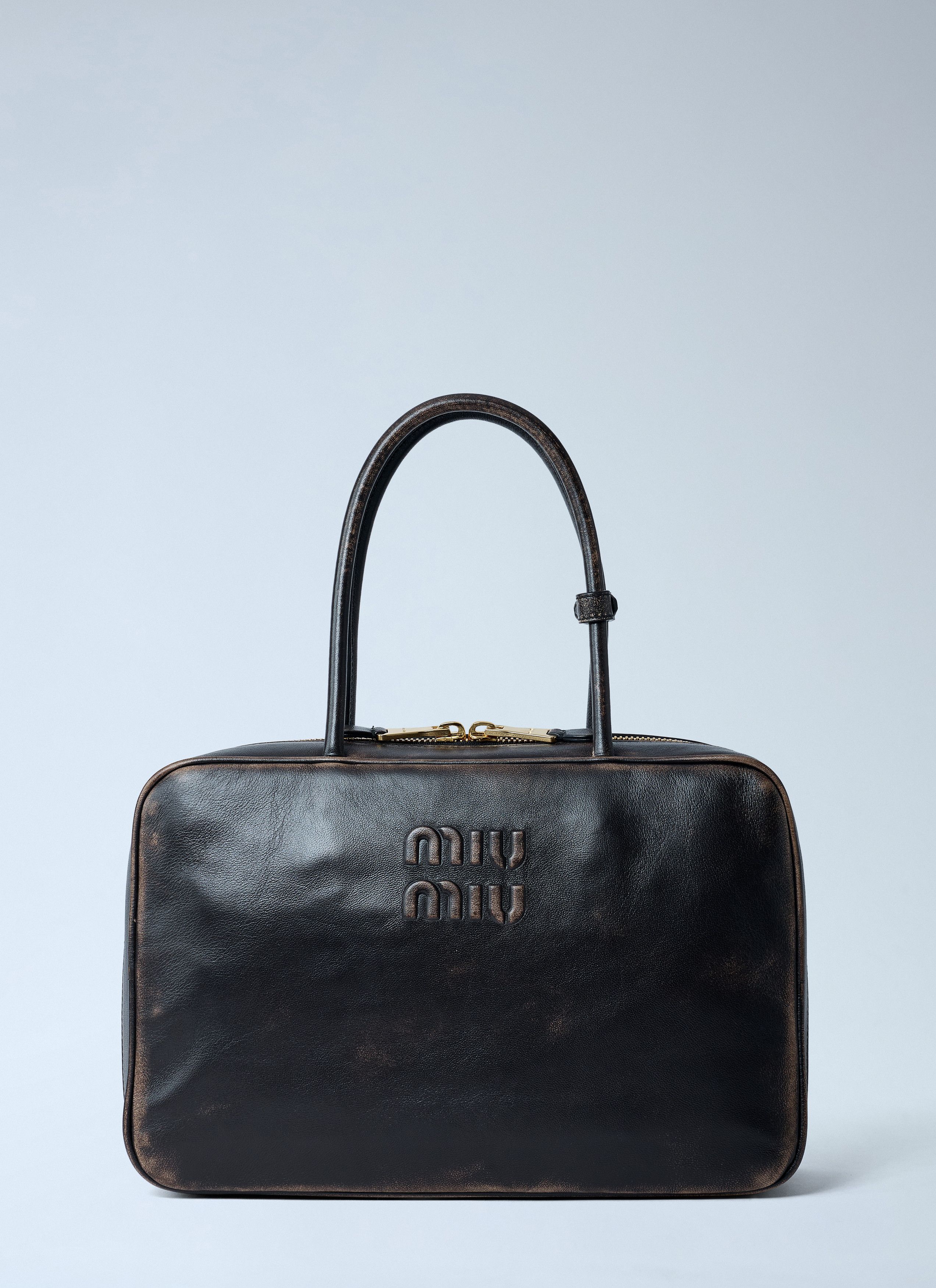 Miu Miu Beau Leather Handbag Size ONE SIZE - 1 Thumbnail