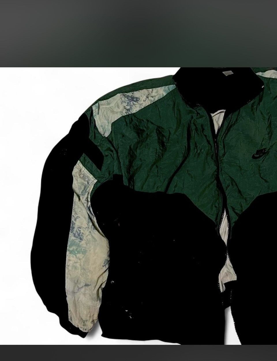 Nike Vintage 90s Nike Distressed windbreaker Sleeves Jacket XXL Size US XXL / EU 58 / 5 - 2 Thumbnail