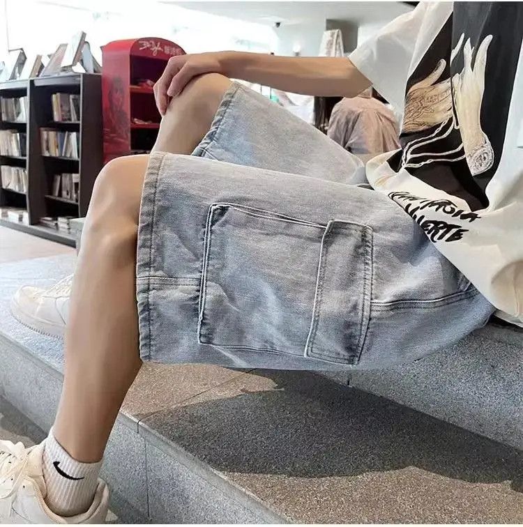 Japanese Brand Retro Multi Pocket Loose Jeans Size US 32 / EU 48 - 3 Thumbnail