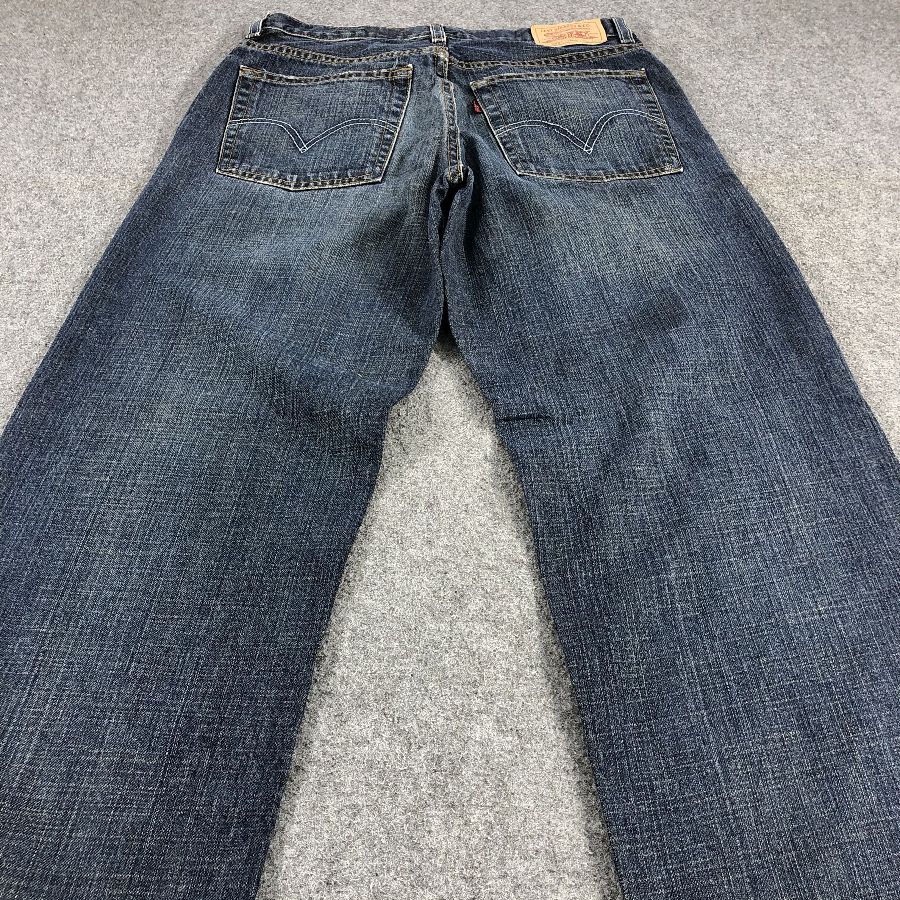 Levi's × Vintage Vintage Levis 569 Loose Straight Jeans-JM1140 Size US 31 - 4 Thumbnail