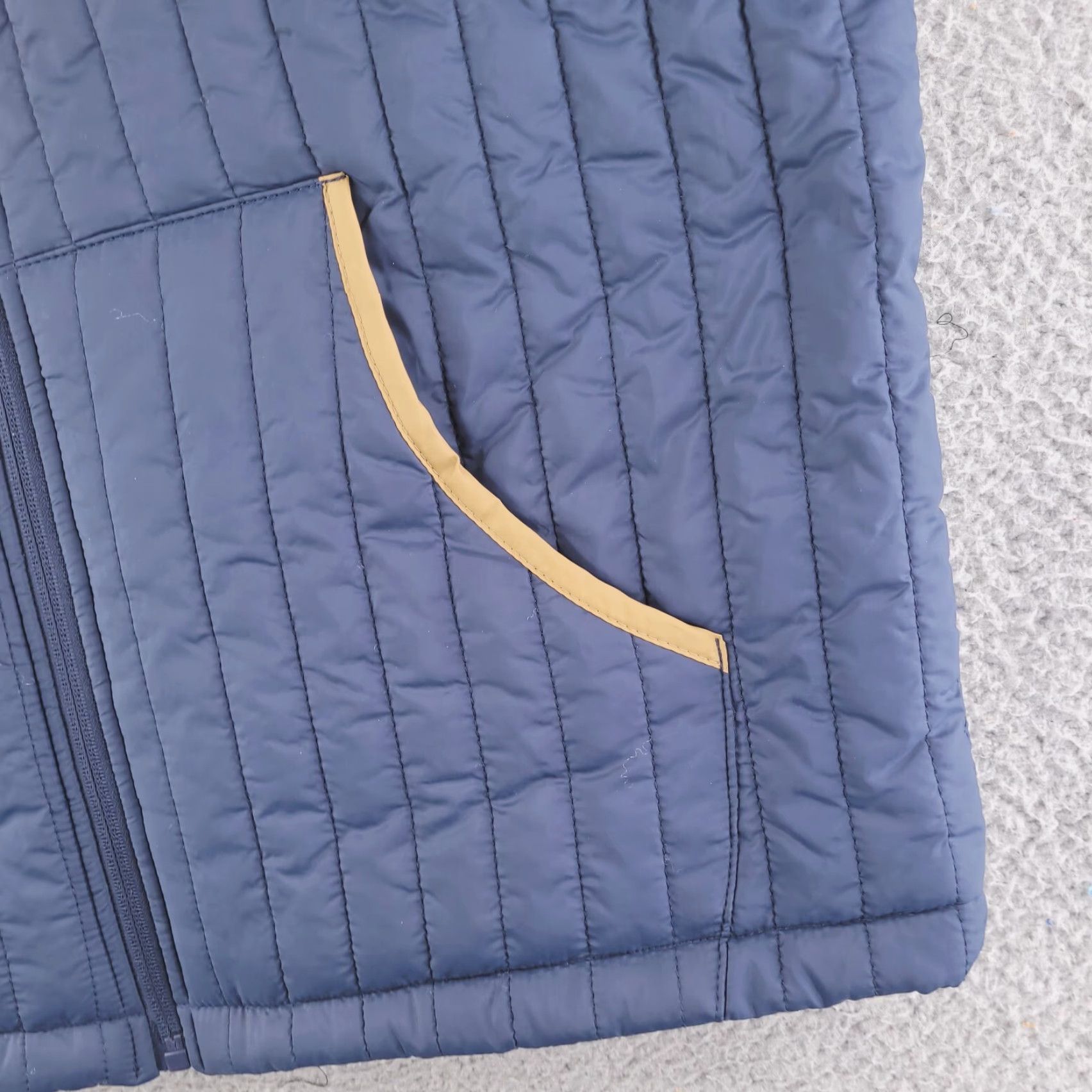 Vintage Mutual Weave Jacket Mens Medium Puffer Sleeveless Vest Ribbed Packable Blue Jacket Mens Size US M / EU 48-50 / 2 - 2 Thumbnail