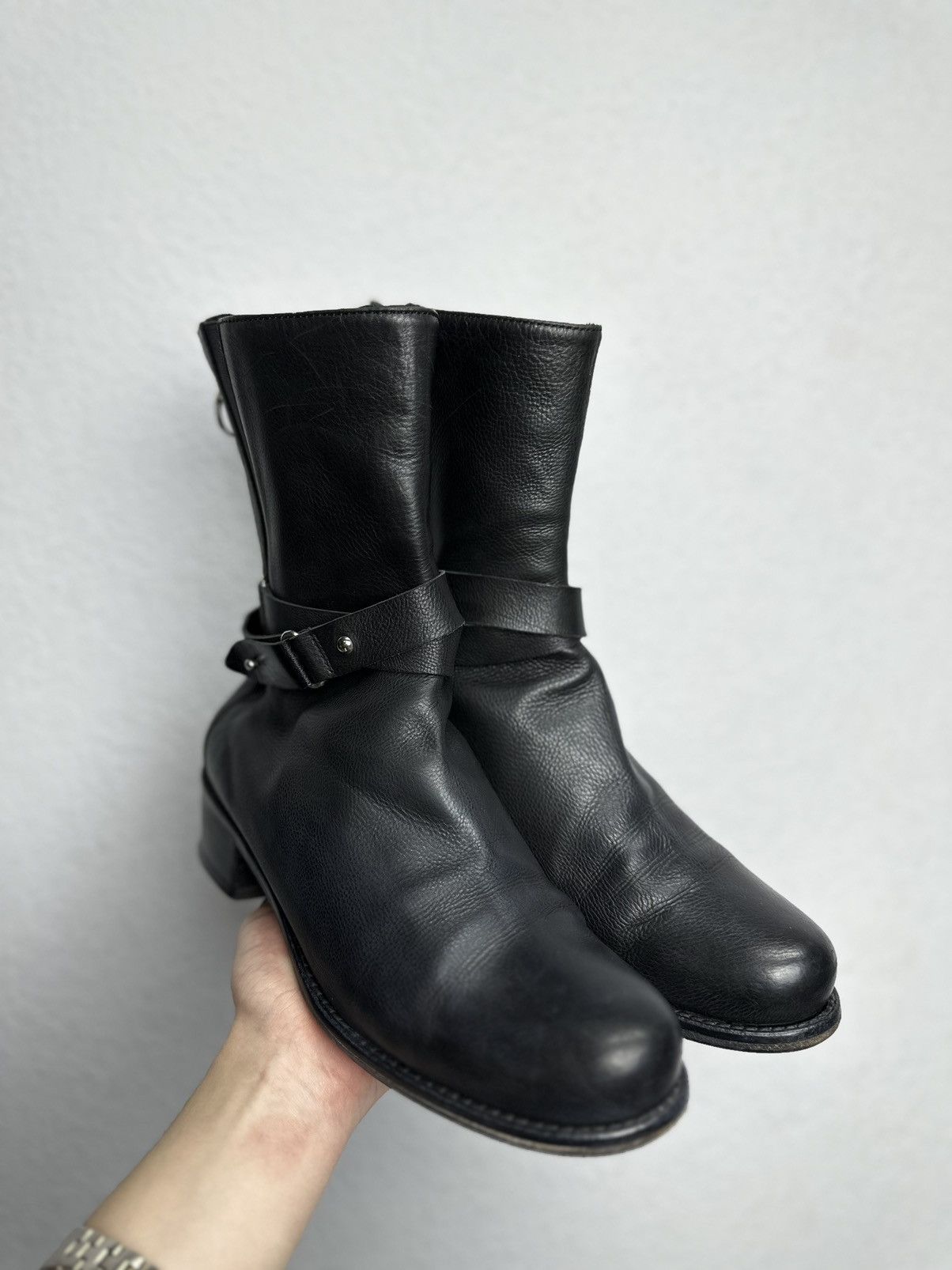 A.S.98 Vintage 🥵 Leather Hight Boots Moma Ifsixwasnine Guidi Goa Size US 8 / IT 38 - 8 Thumbnail