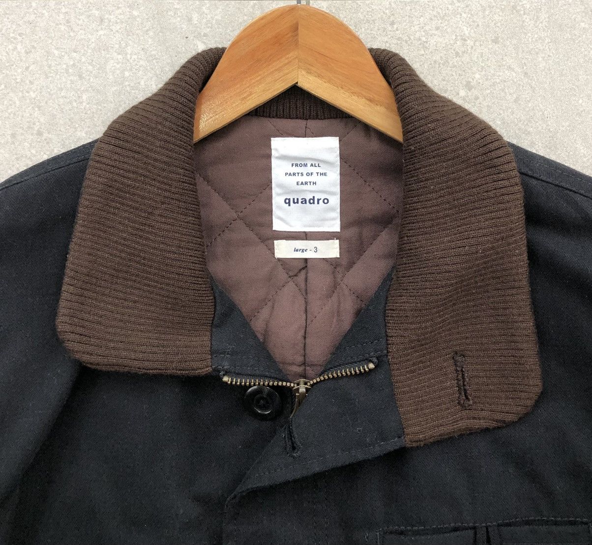 Japanese Brand QUADRO JAPAN All Part Of The Earth Canvas Outer Chore Jacket Size US M / EU 48-50 / 2 - 17 Thumbnail