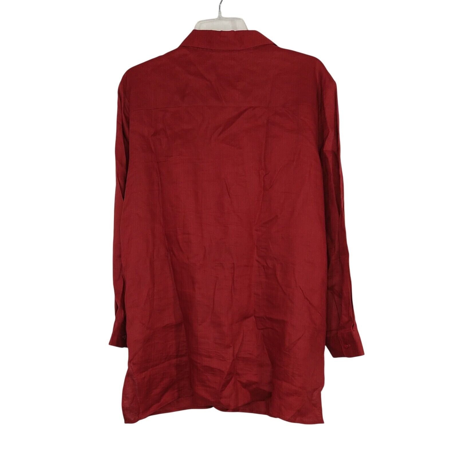 Other Gerard Pasquier Button Up Linen Flax Shirt Women Size 48 L Size L / US 10 / IT 46 - 5 Thumbnail