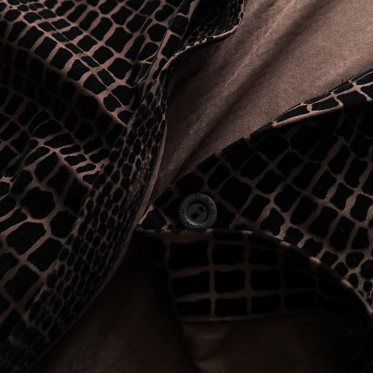 Other NARACAMICIE ALL-OVER DESIGN VELVET BURNOUT SHIRT Size M / US 6-8 / IT 42-44 - 5 Thumbnail