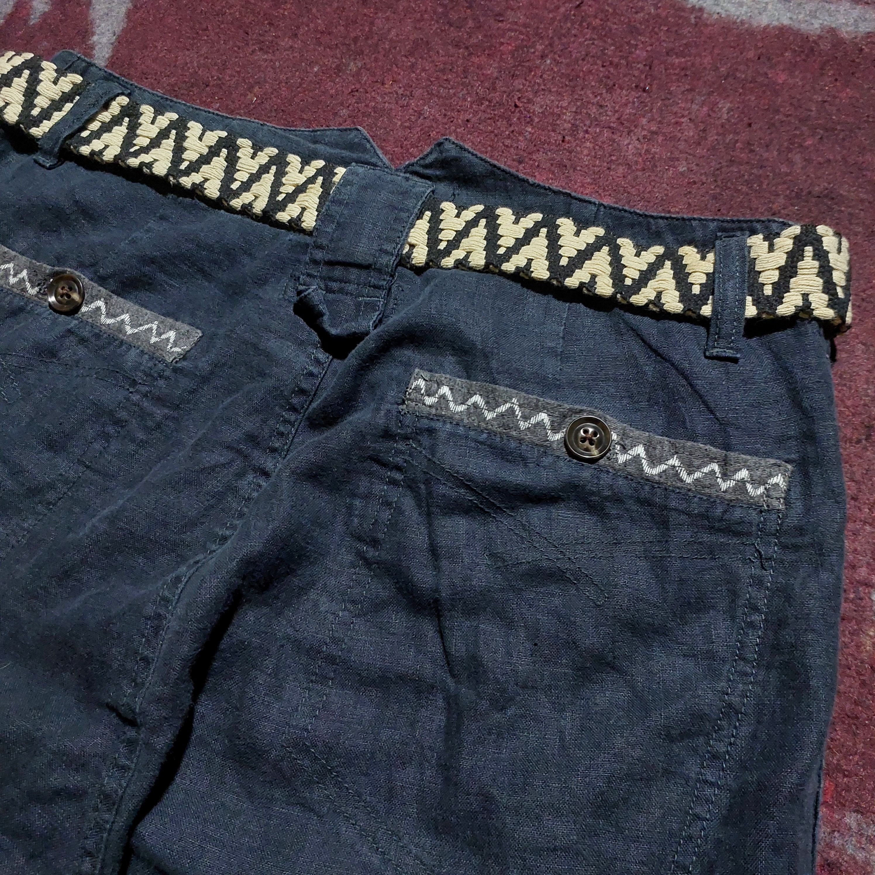 PPFM PPFM Japan navy blue linen long pants Size US 32 / EU 48 - 7 Thumbnail