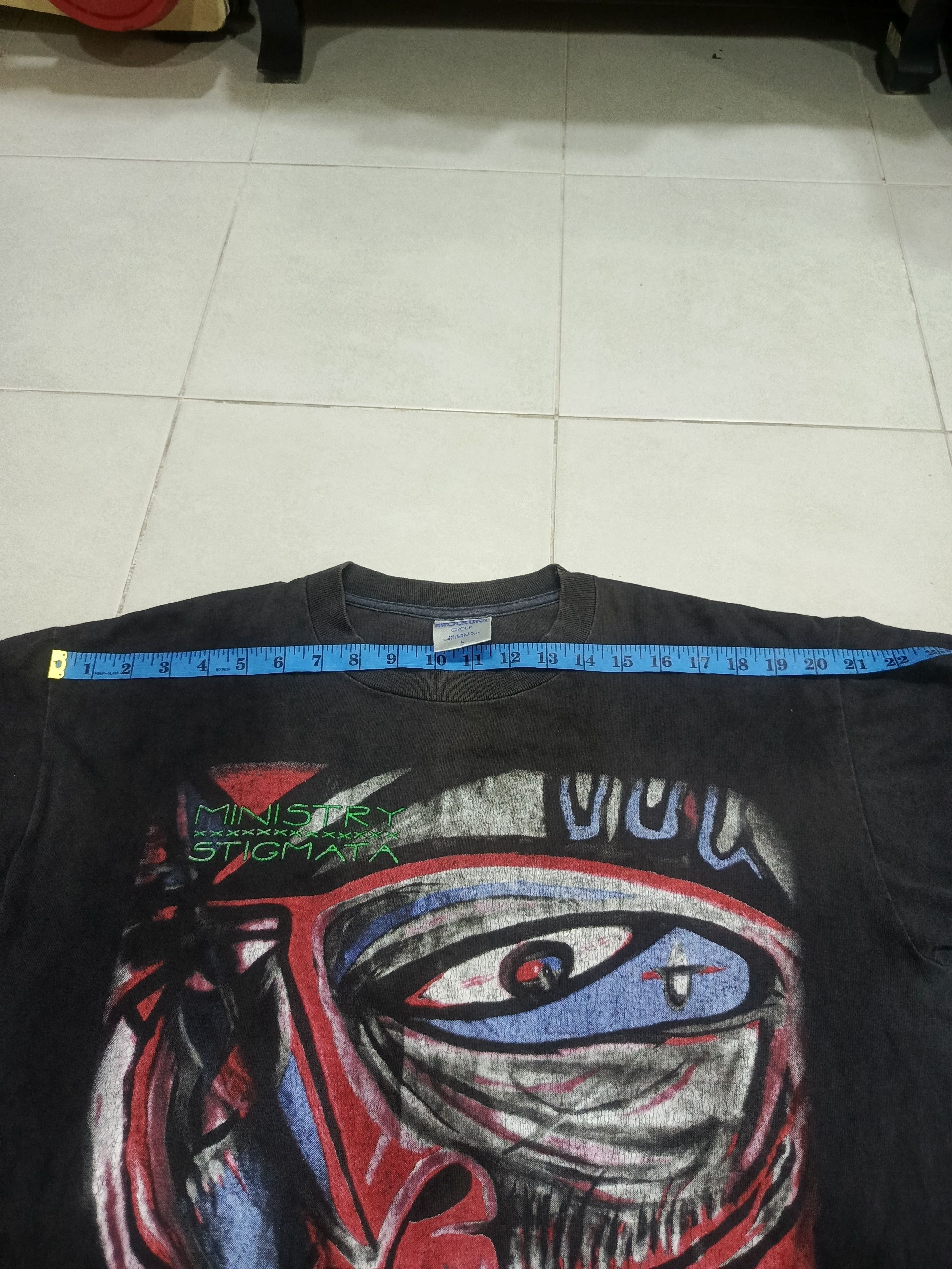Vintage Vintage 1991 Ministry Stigmata Size US L / EU 52-54 / 3 - 8 Thumbnail