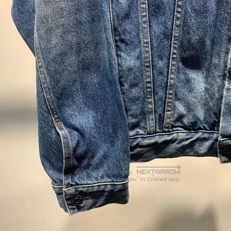 Balenciaga Balenciaga Logo Embroidered Denim Jacket. Size US XL / EU 56 / 4 - 5 Thumbnail